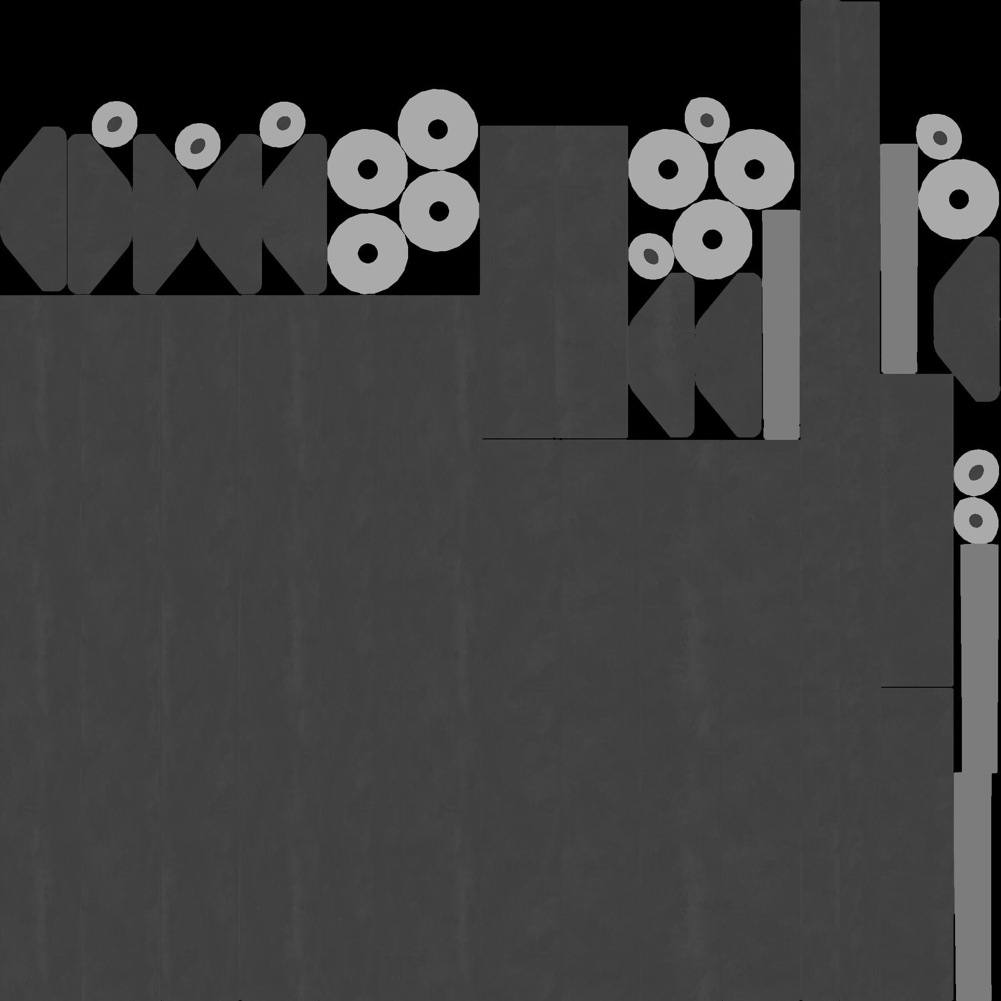 Low-Poly Luggage Trolley Low-poly 3D model_12