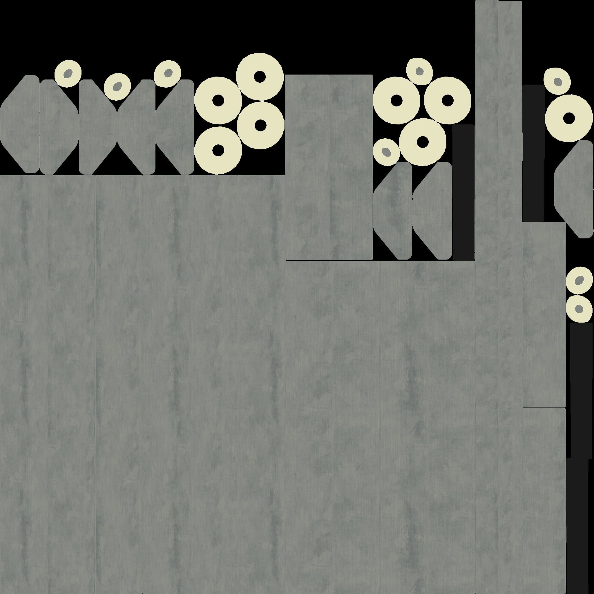 Low-Poly Luggage Trolley Low-poly 3D model_11