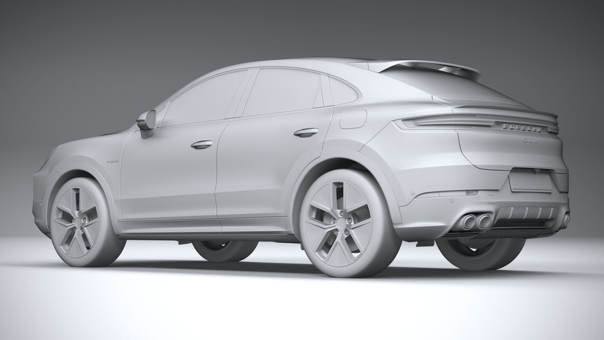 Porsche Cayenne E-Hybrid Coupe 2024 3D model_21