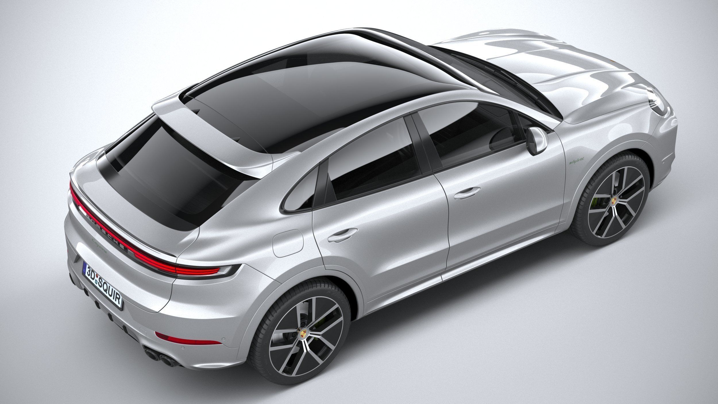 Porsche Cayenne E-Hybrid Coupe 2024 3D model_10