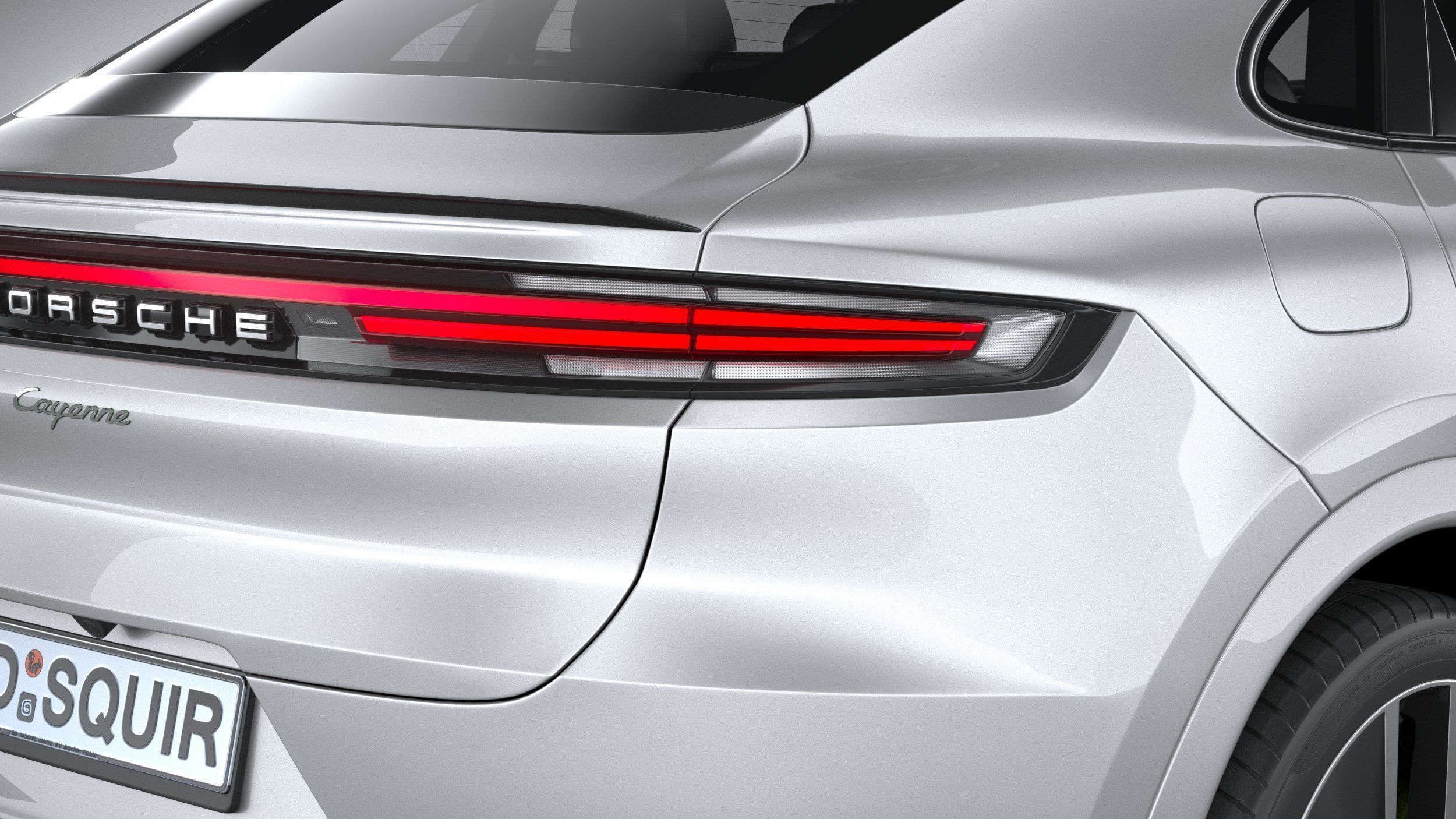 Porsche Cayenne E-Hybrid Coupe 2024 3D model_18