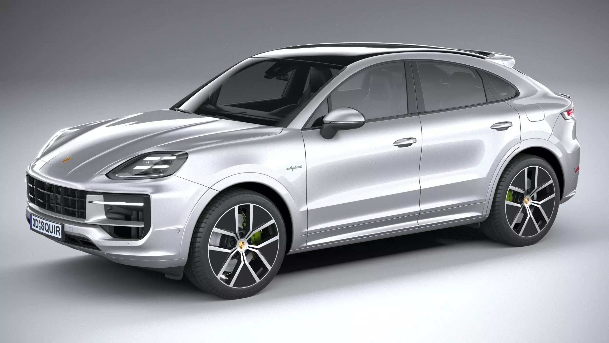 Porsche Cayenne E-Hybrid Coupe 2024 3D model_0