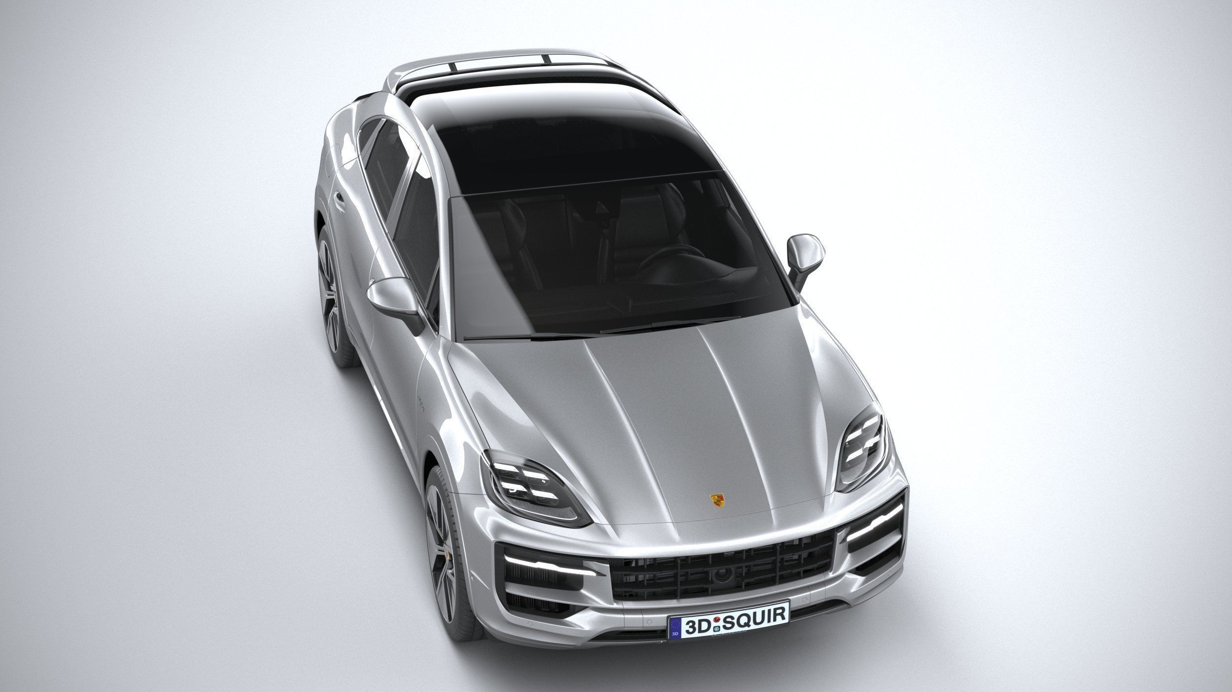 Porsche Cayenne E-Hybrid Coupe 2024 3D model_12