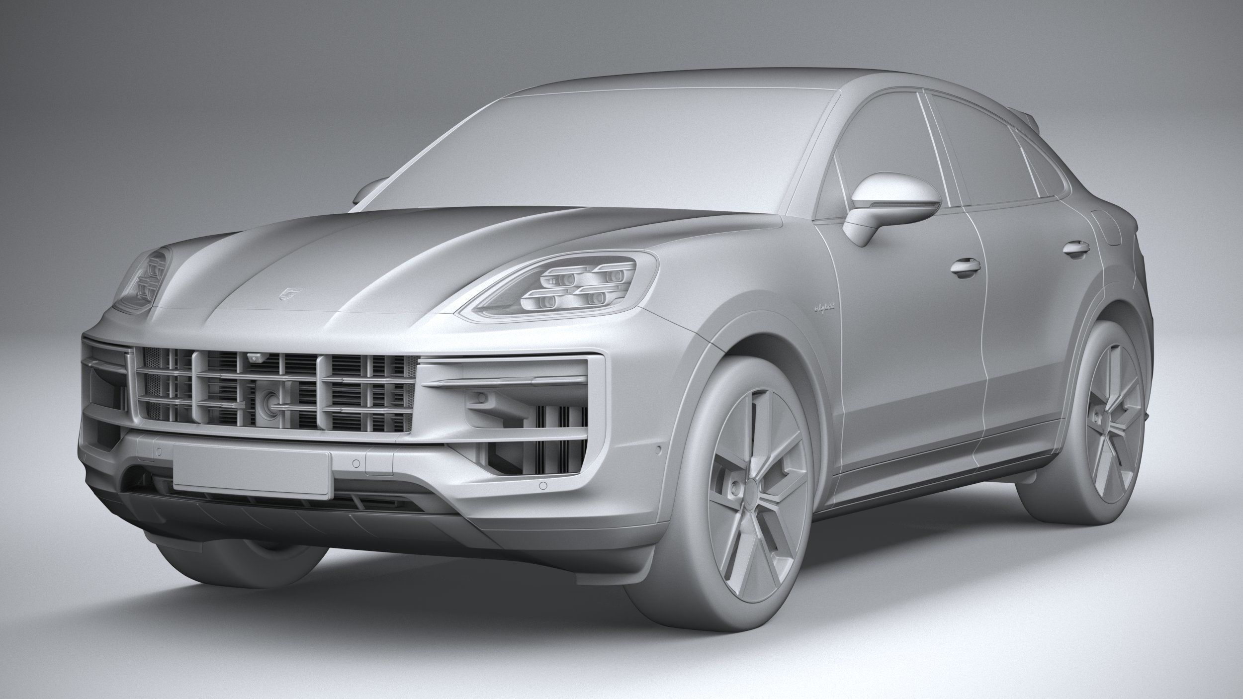 Porsche Cayenne E-Hybrid Coupe 2024 3D model_20