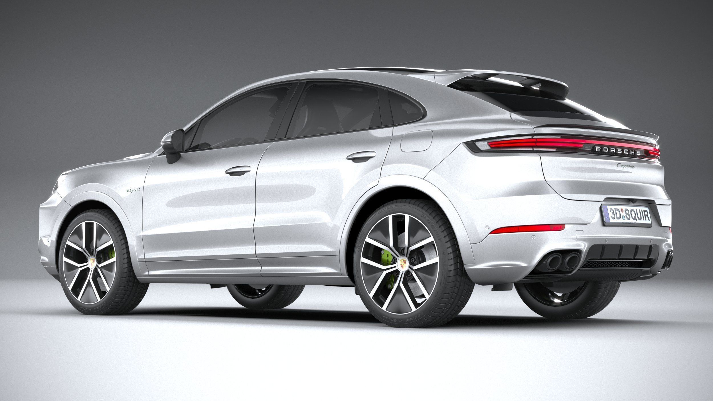 Porsche Cayenne E-Hybrid Coupe 2024 3D model_5