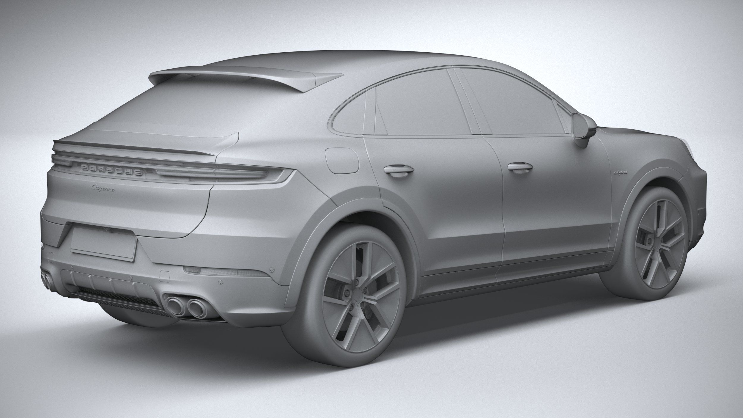 Porsche Cayenne E-Hybrid Coupe 2024 3D model_25