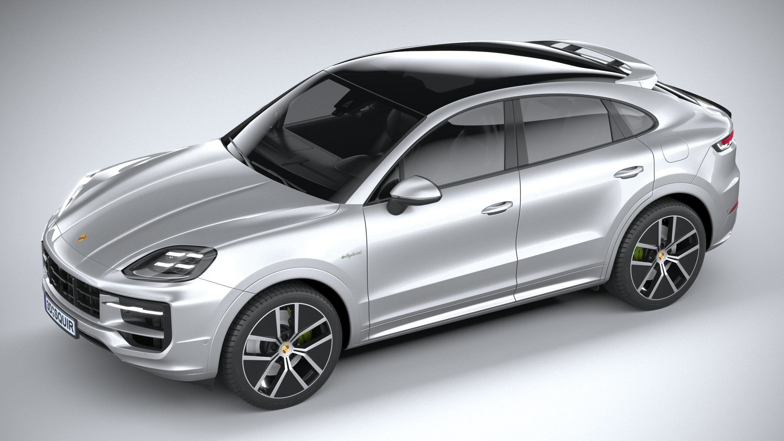 Porsche Cayenne E-Hybrid Coupe 2024 3D model_7