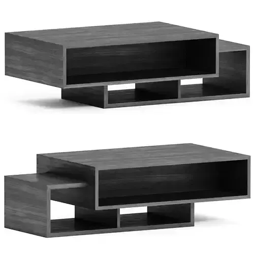 Godding Pedestal Coffee Table with Storage 