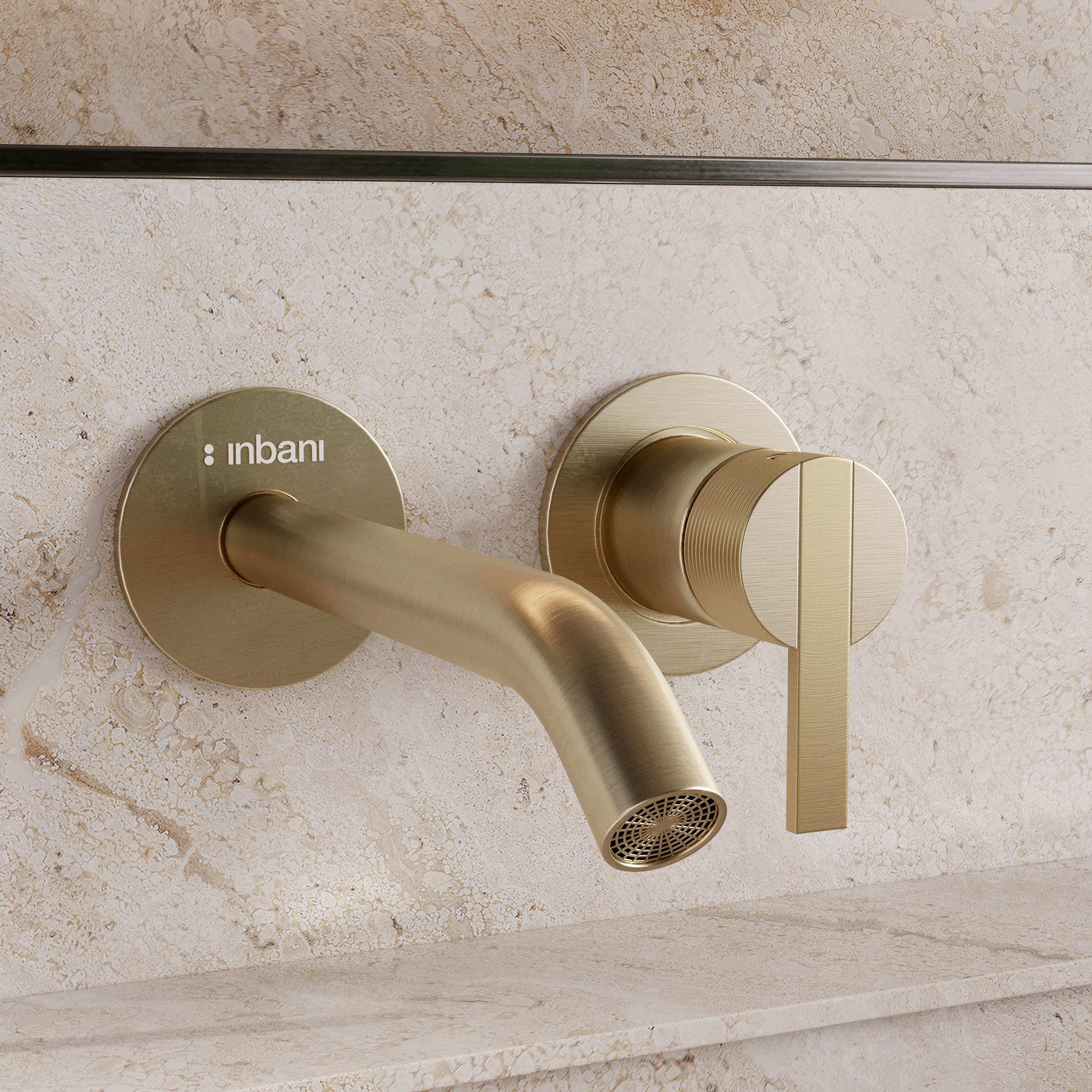 Bathroom furniture by inbani faucet set 62 Low-poly 3D model_6