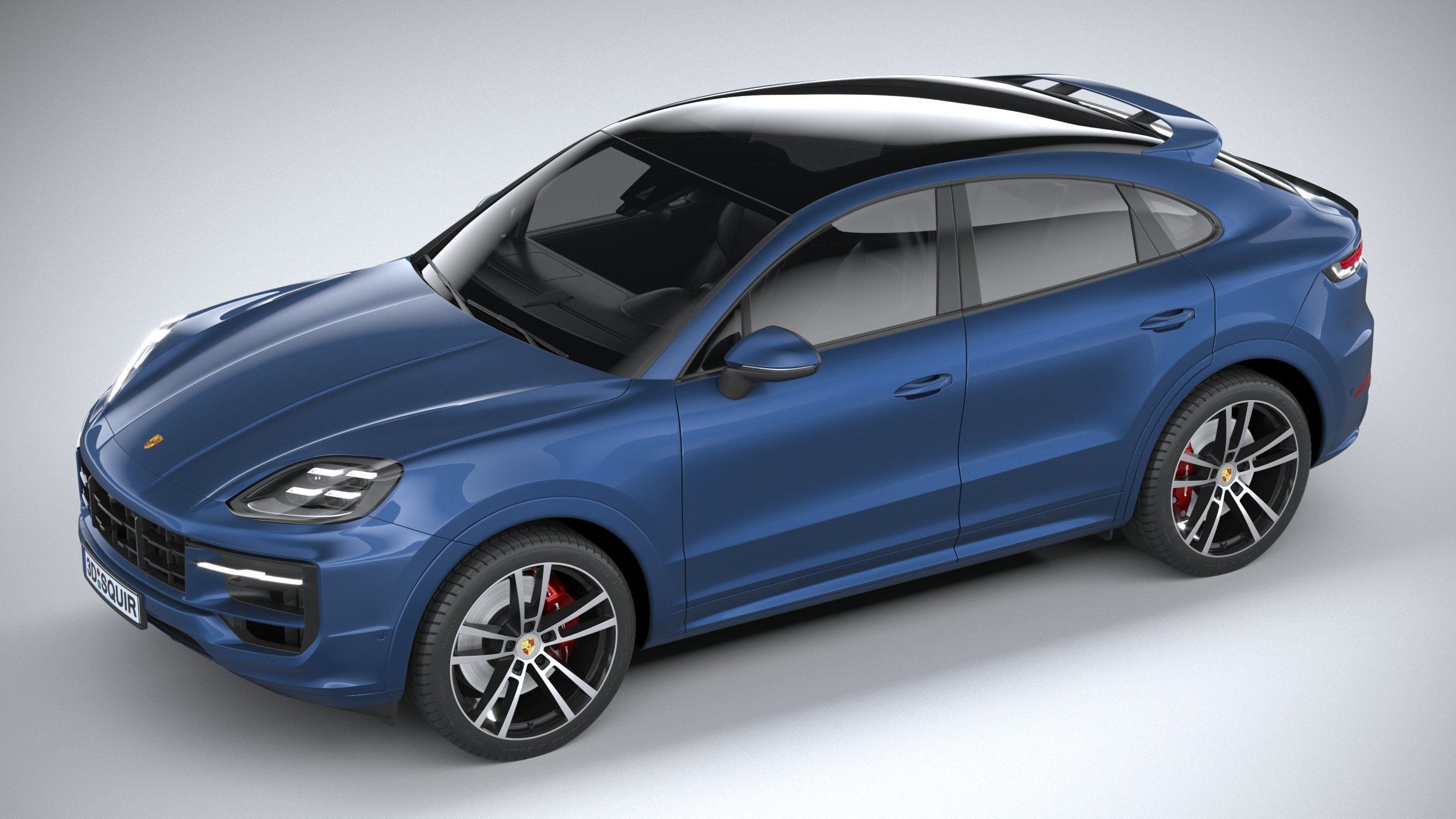 Porsche Cayenne S Coupe 2024 3D model_7