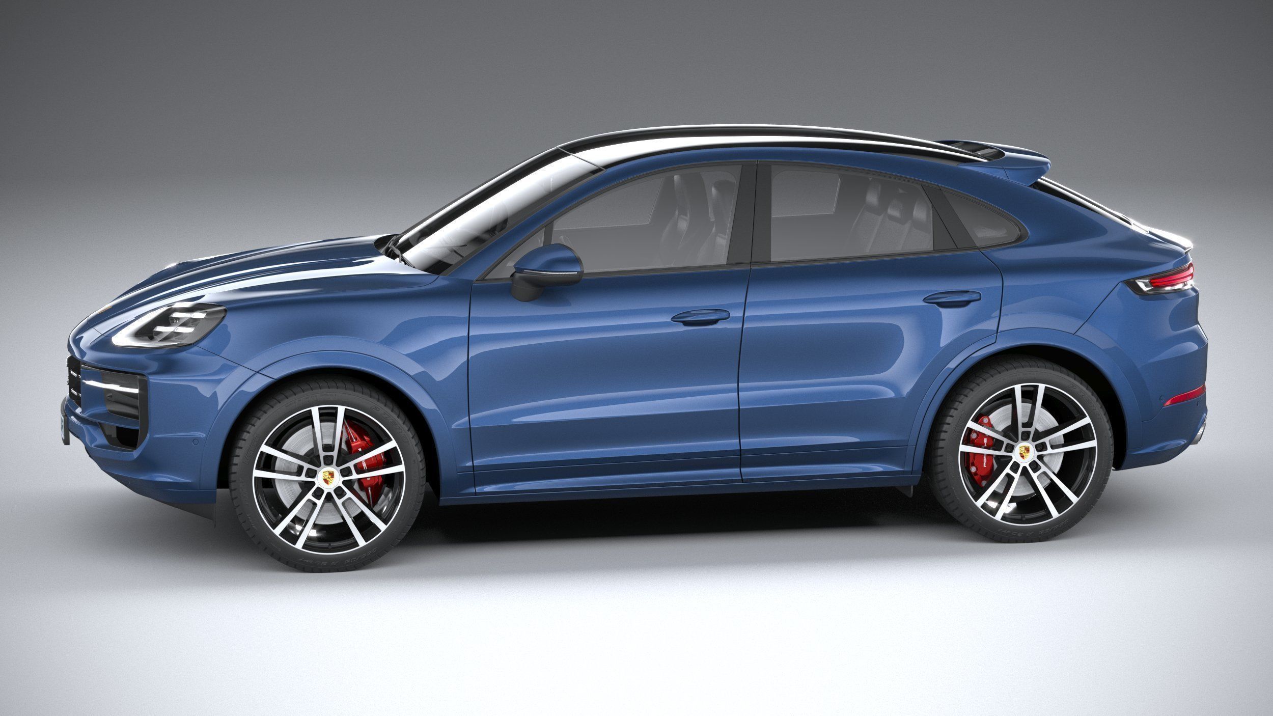 Porsche Cayenne S Coupe 2024 3D model_8