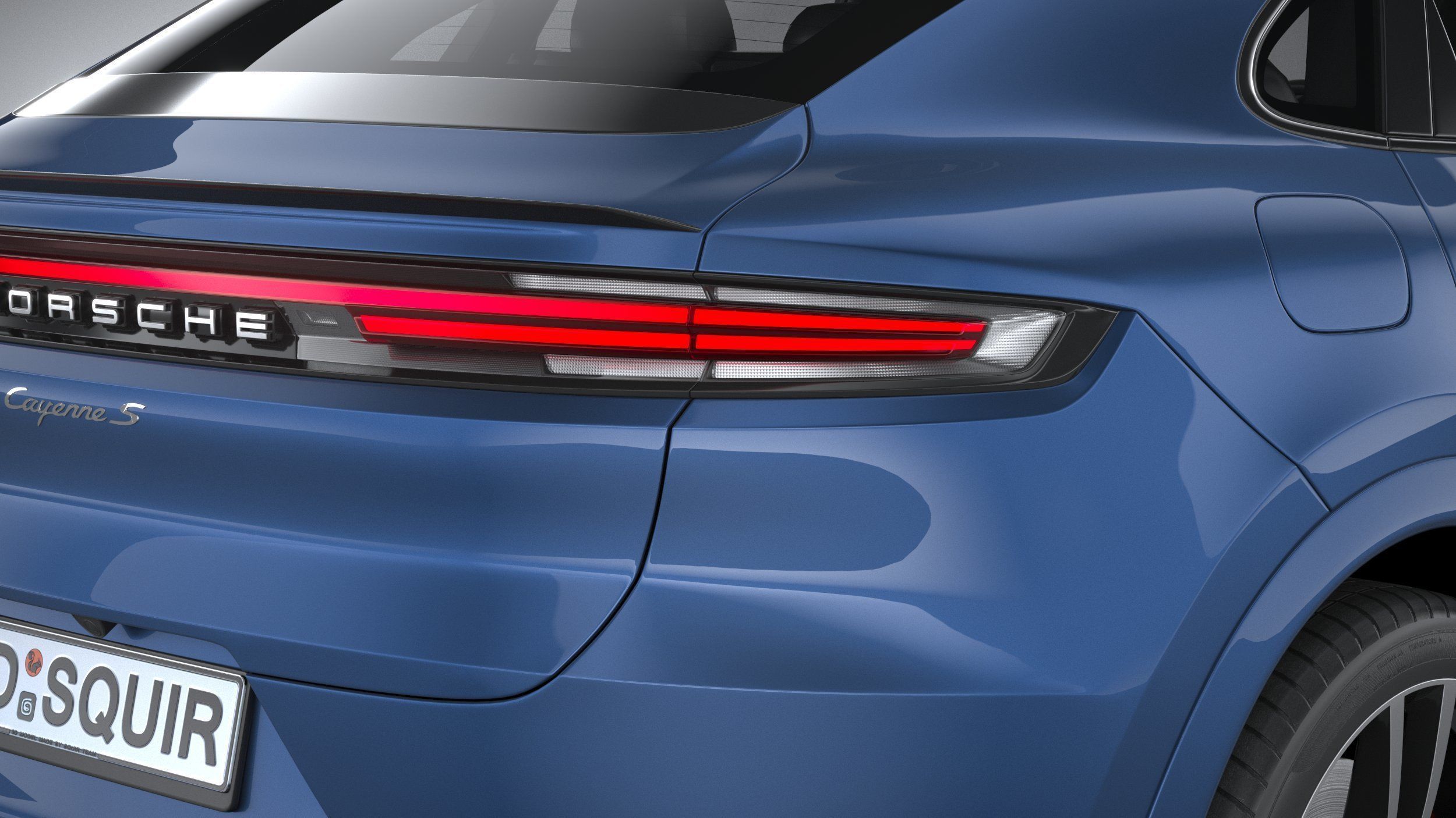 Porsche Cayenne S Coupe 2024 3D model_18