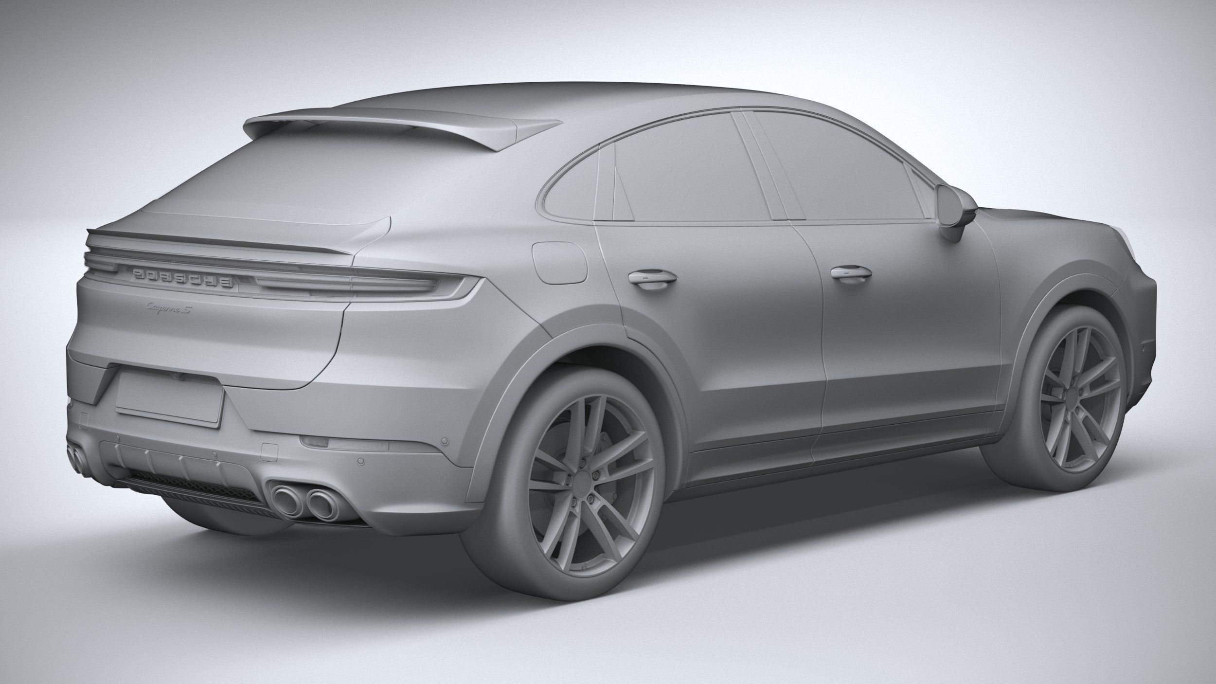Porsche Cayenne S Coupe 2024 3D model_25