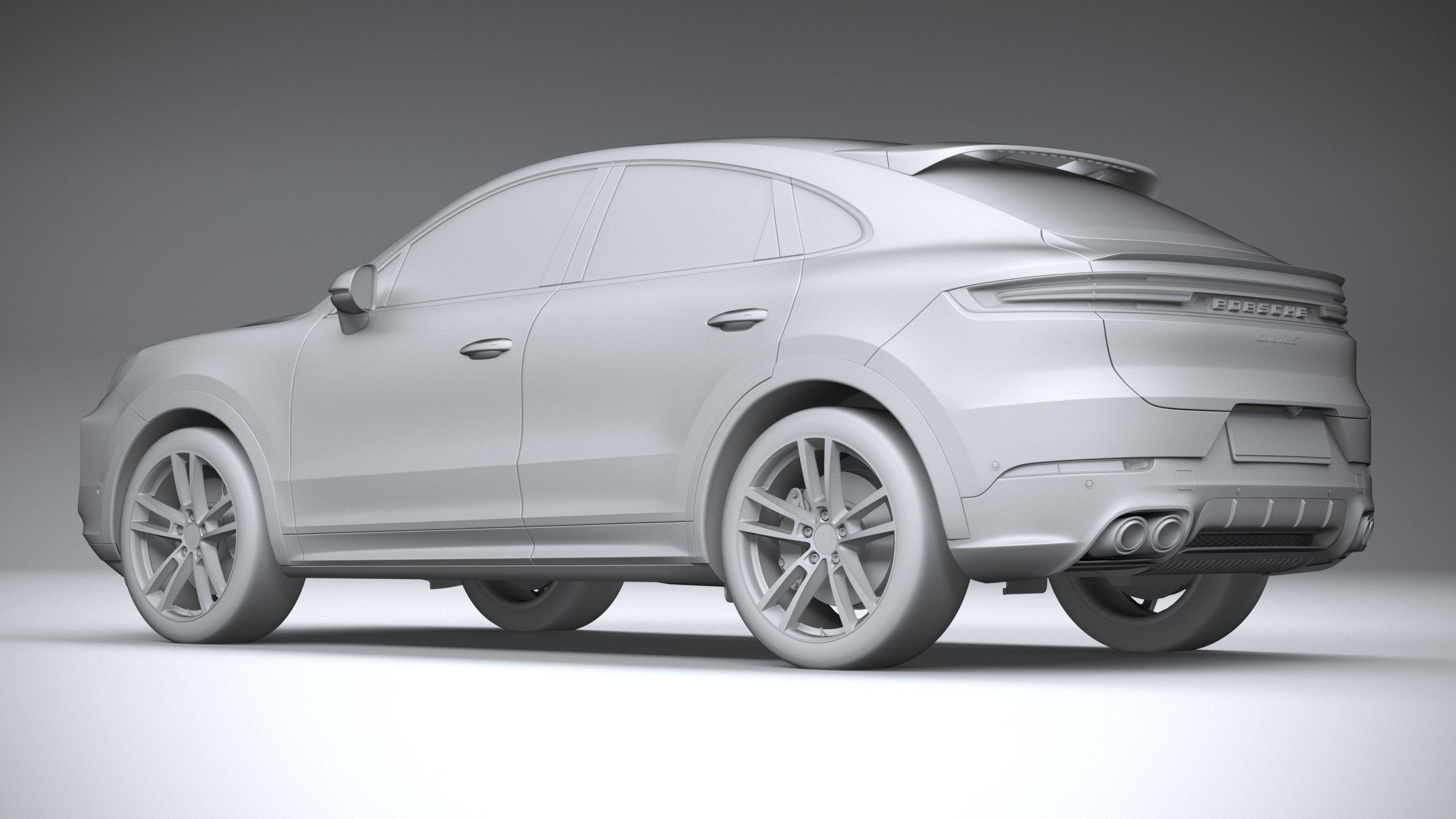 Porsche Cayenne S Coupe 2024 3D model_21