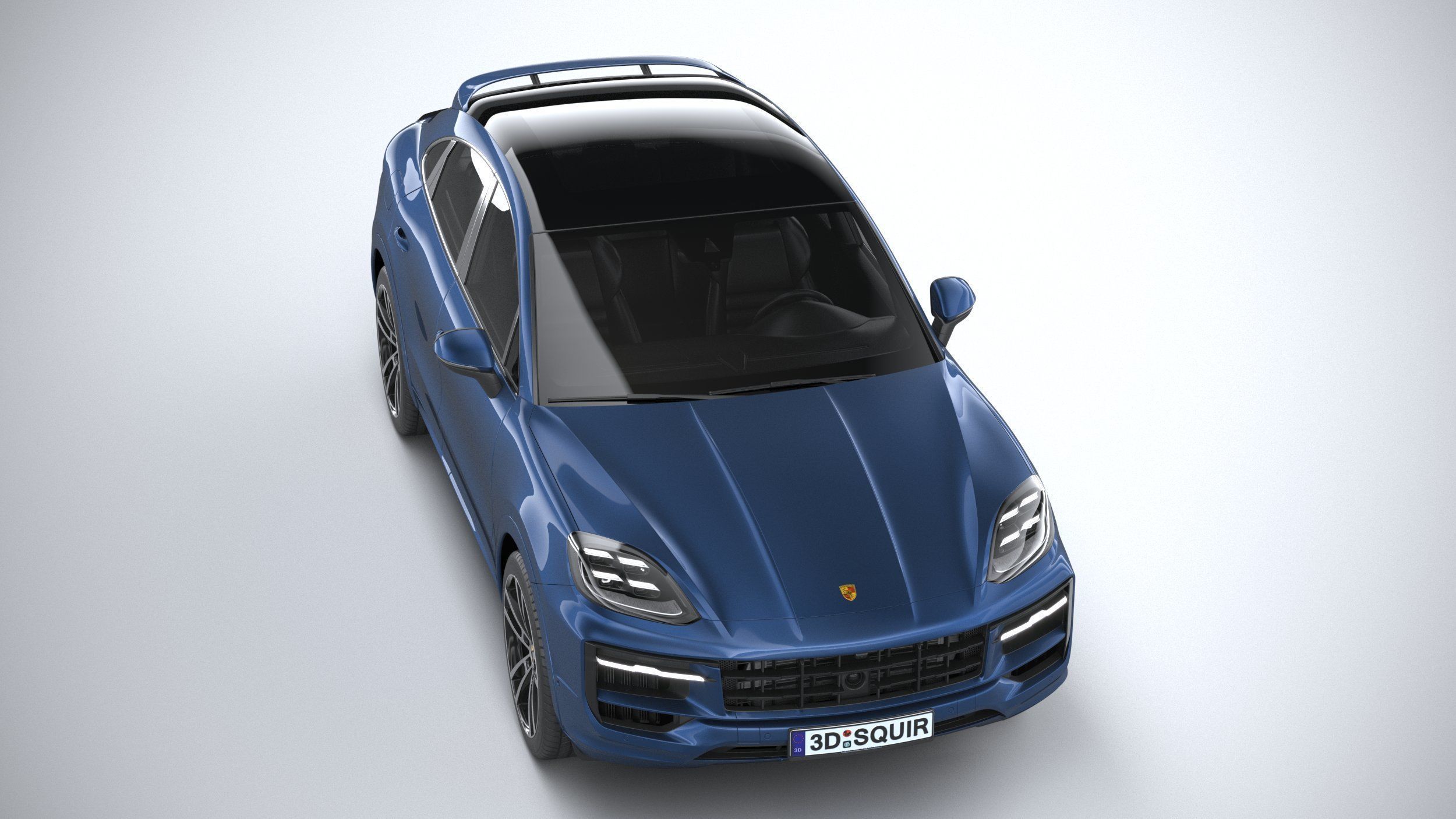Porsche Cayenne S Coupe 2024 3D model_12