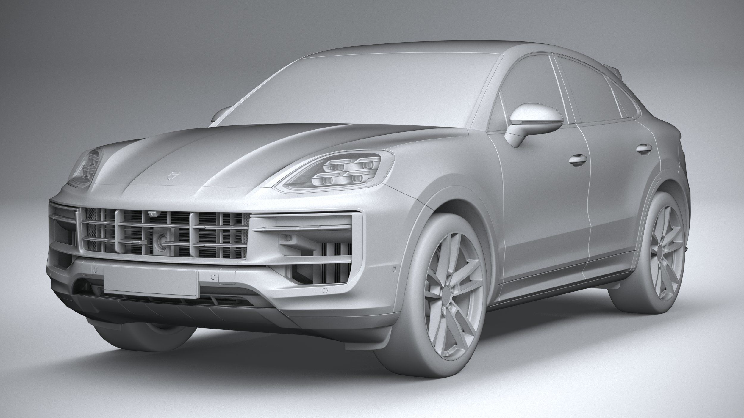 Porsche Cayenne S Coupe 2024 3D model_20