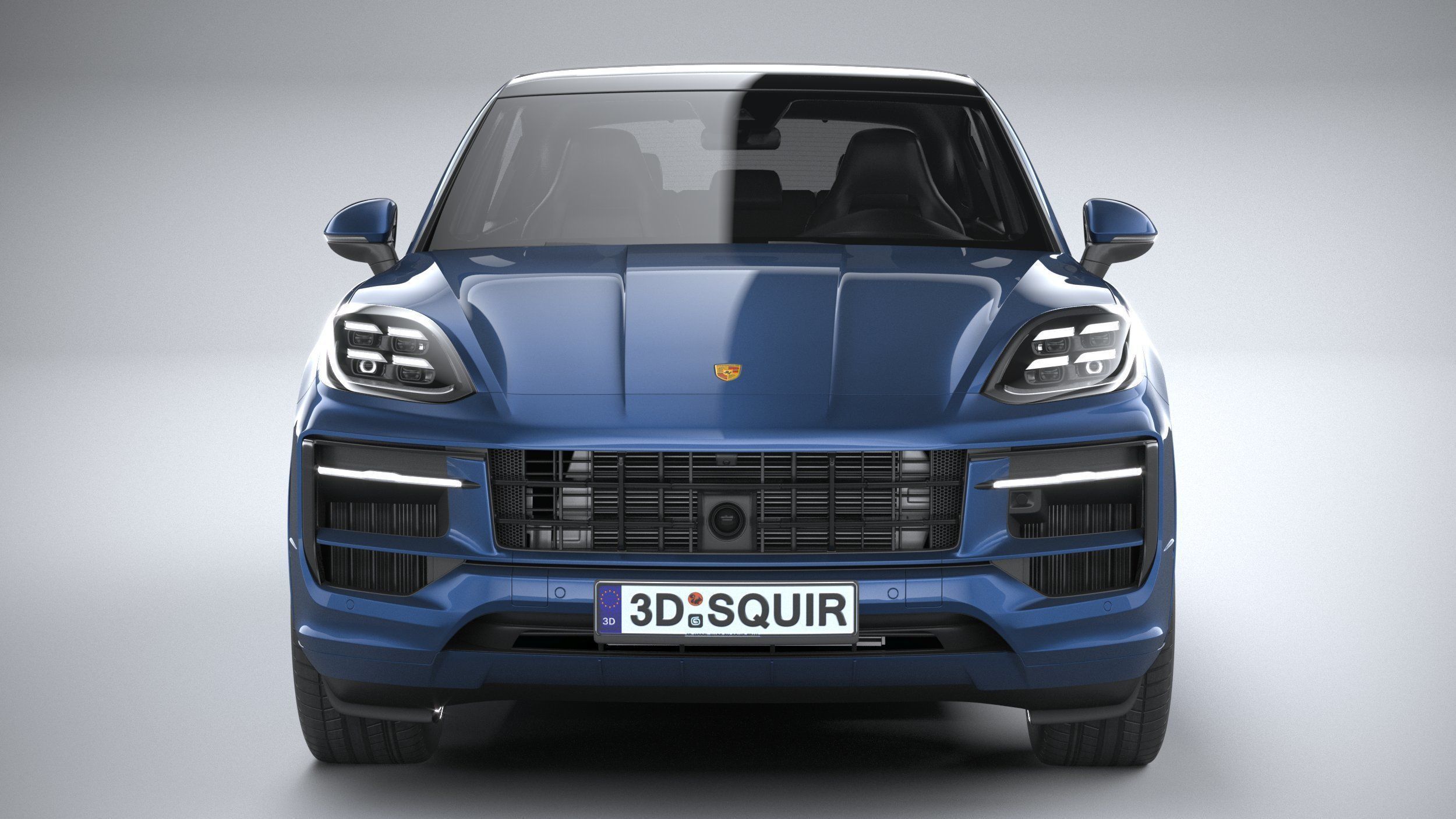 Porsche Cayenne S Coupe 2024 3D model_13