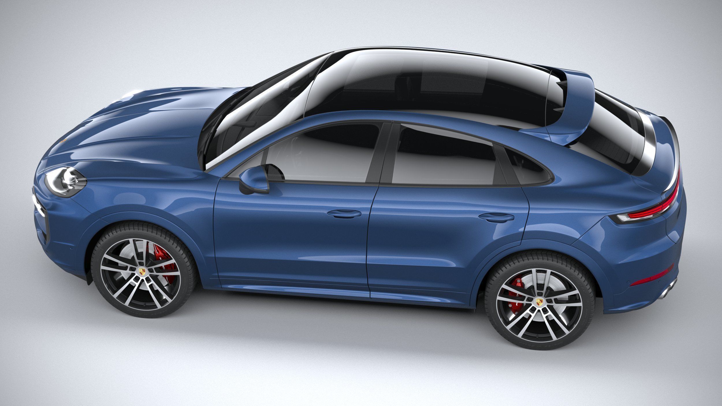 Porsche Cayenne S Coupe 2024 3D model_9