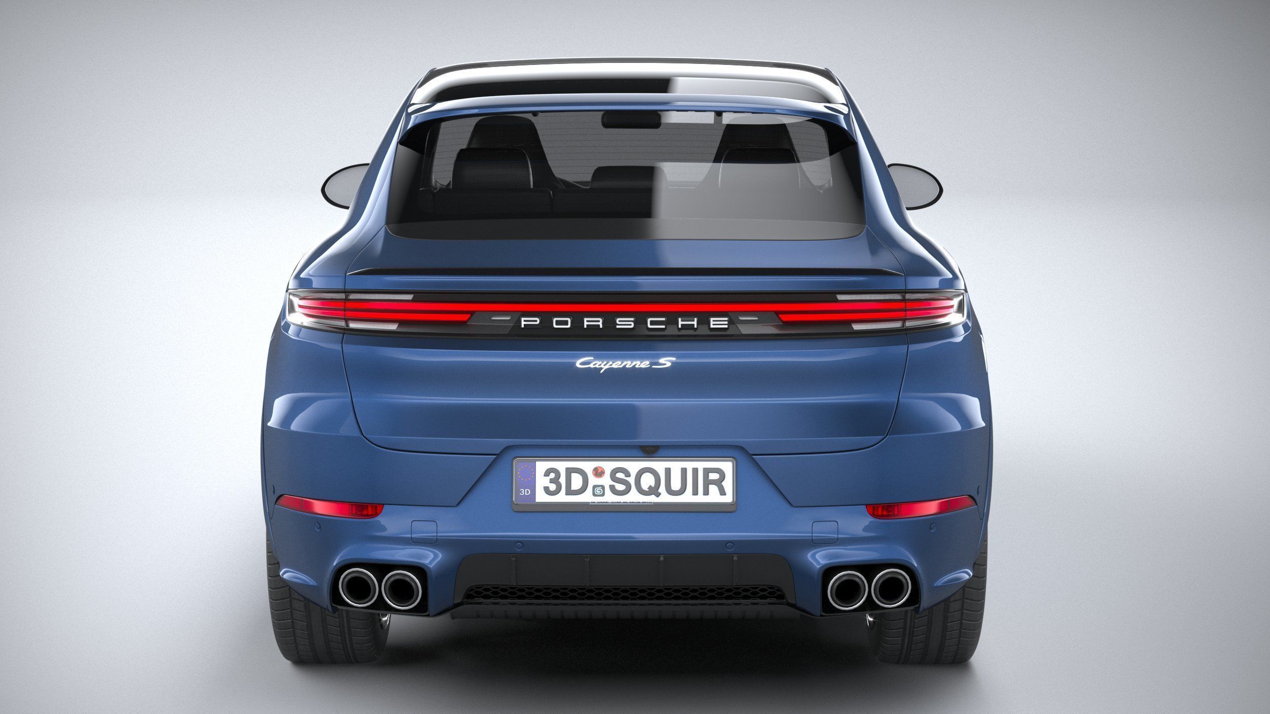 Porsche Cayenne S Coupe 2024 3D model_4