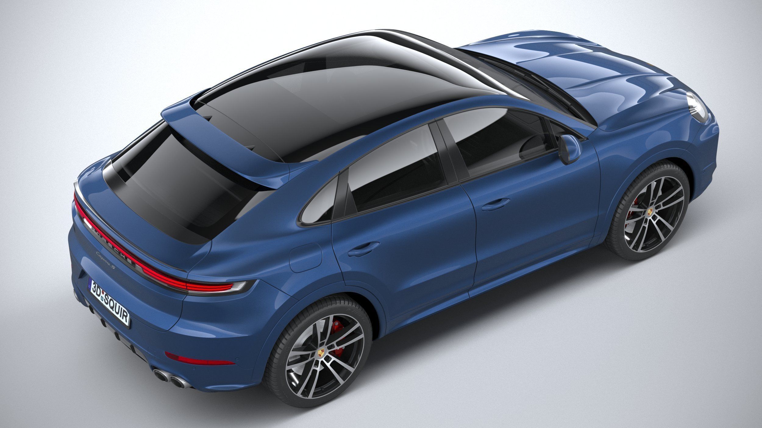 Porsche Cayenne S Coupe 2024 3D model_10