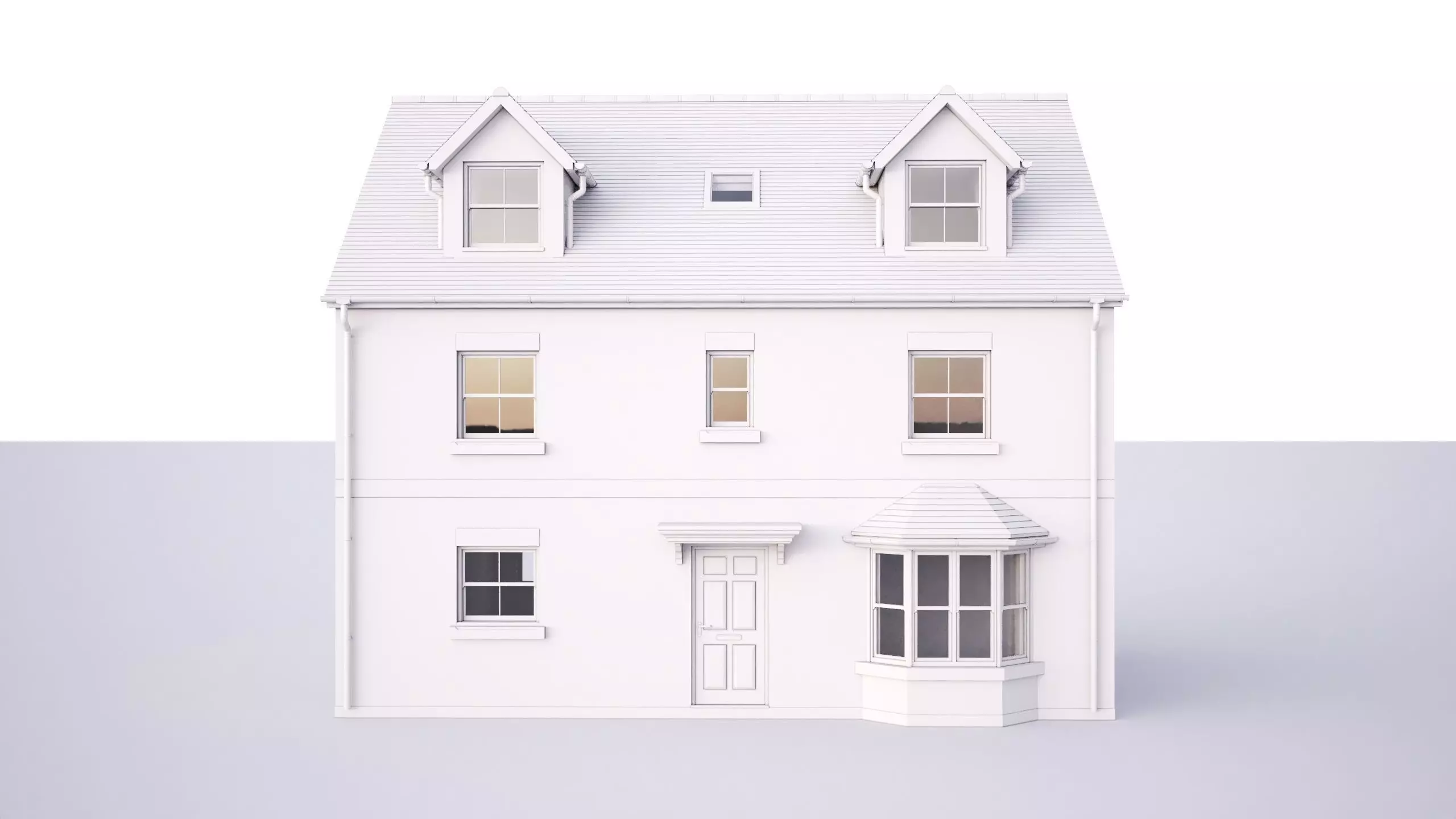 British House Theale G 3D model