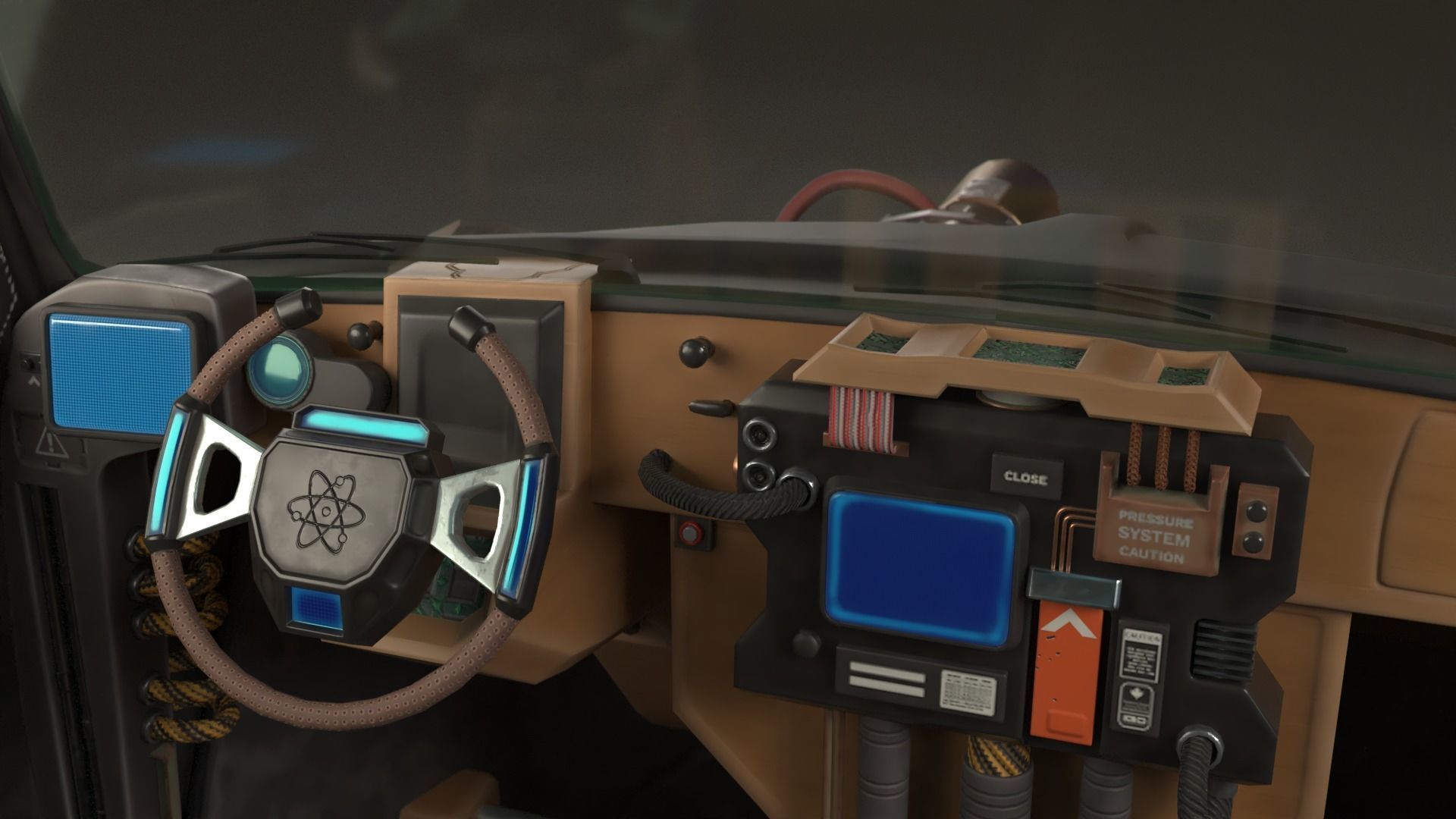 Mad Max VW Dune Buggy Low-poly 3D model_6