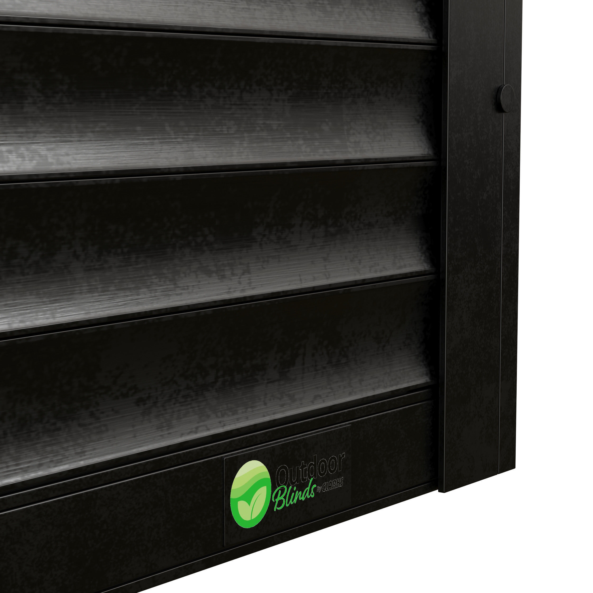 External electric shutter - outdoor blinds Low-poly 3D model_2