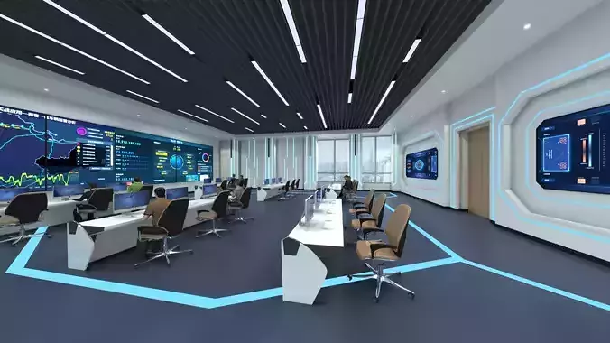 Command room monitoring center