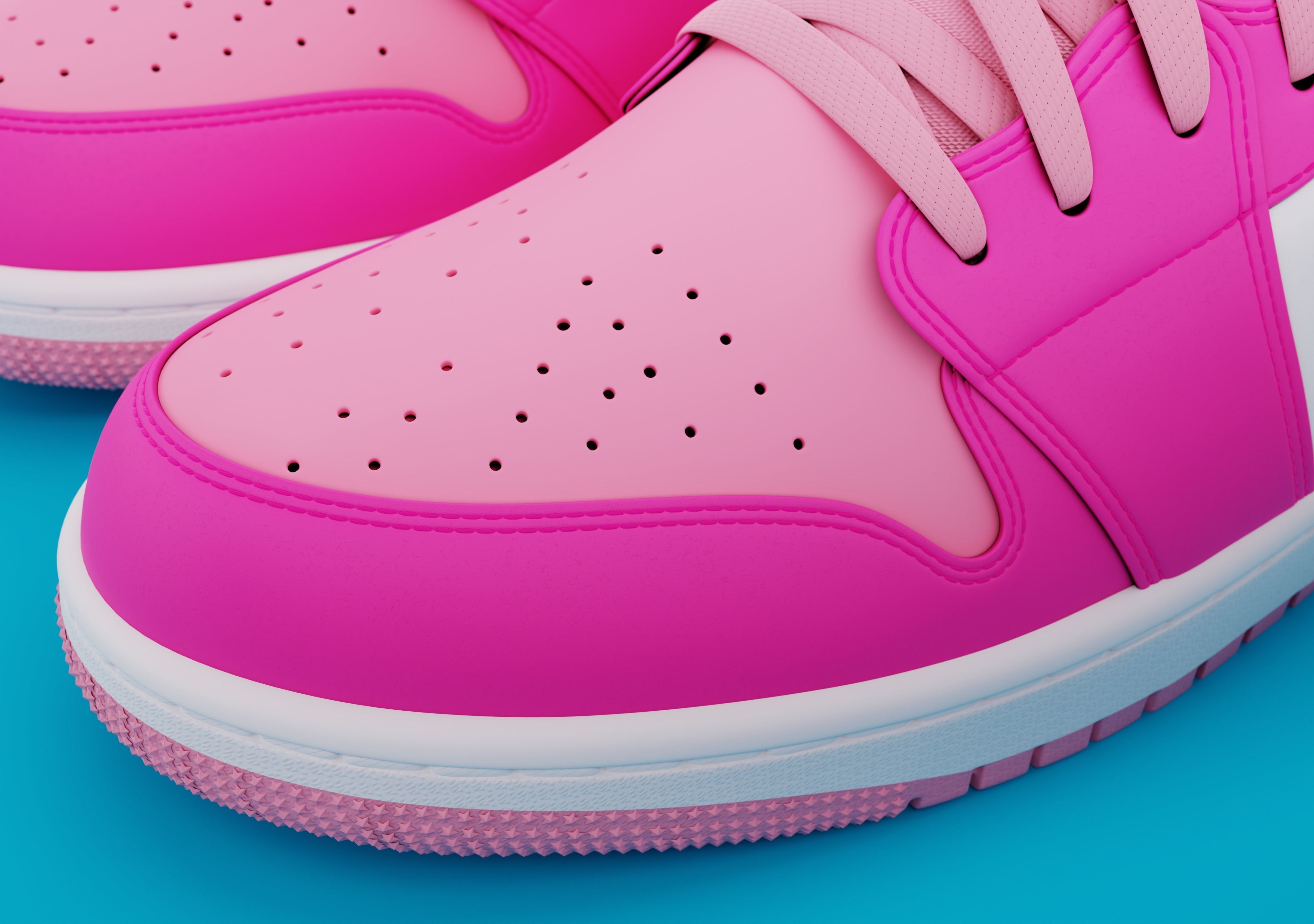 Air Jordan 1 Mid 3D model_10