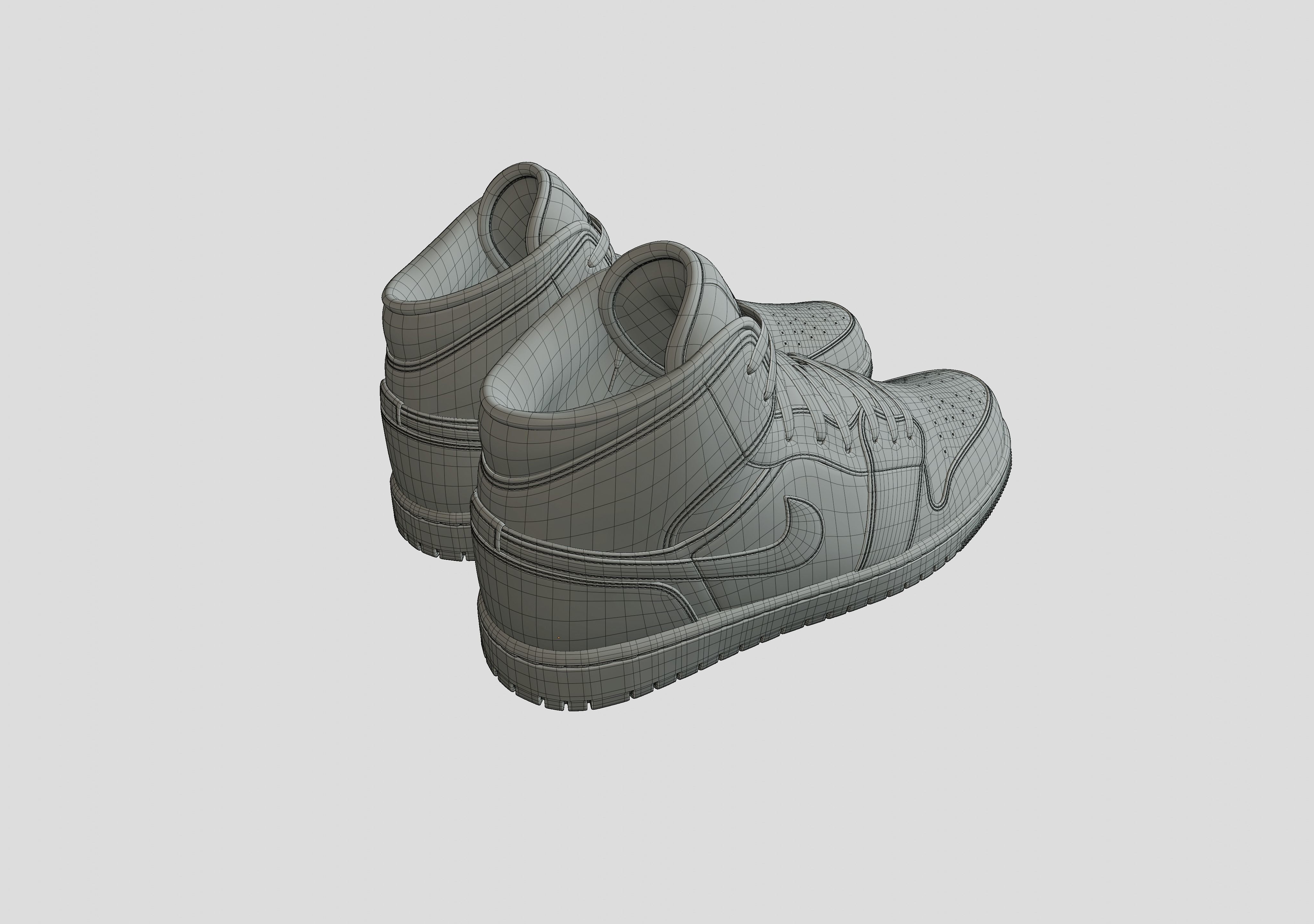 Air Jordan 1 Mid 3D model_21
