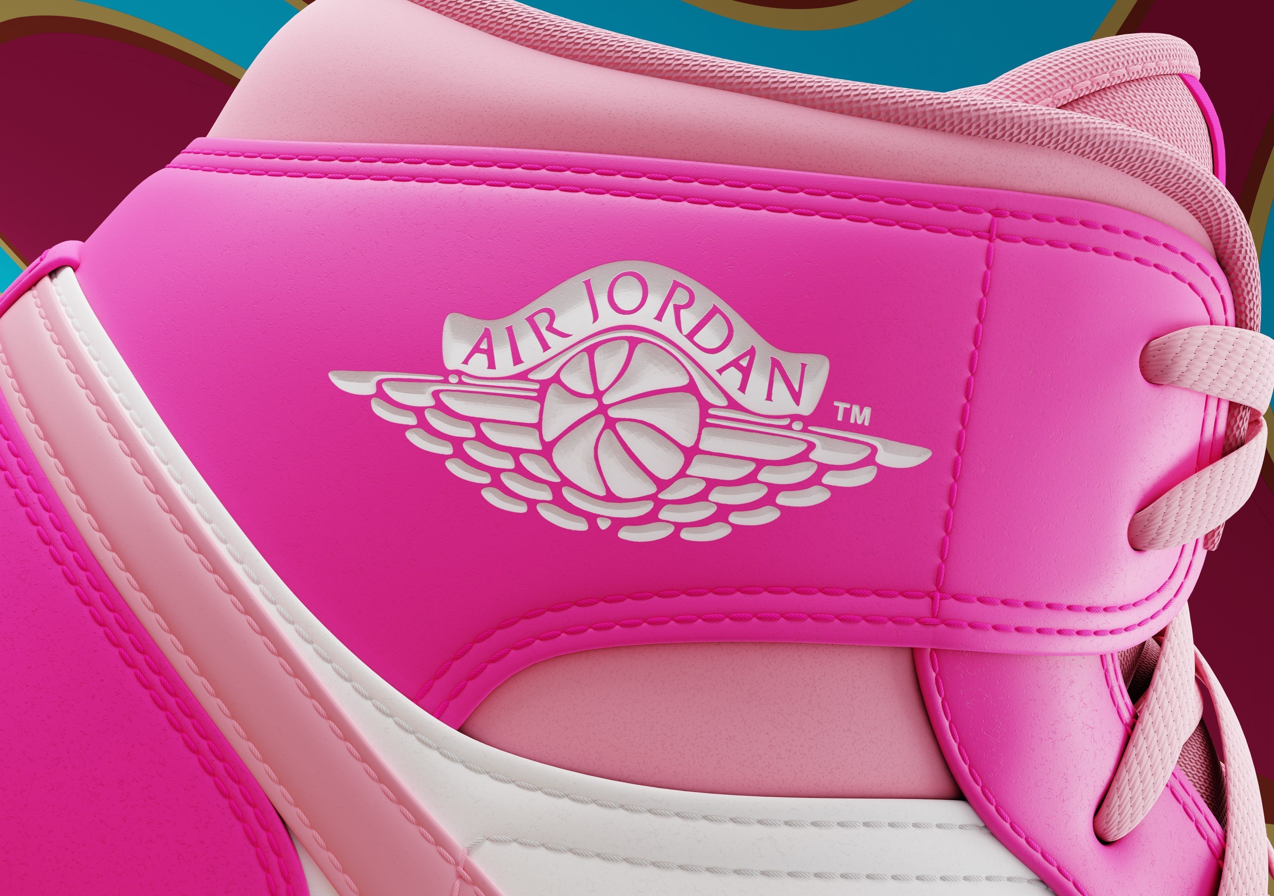 Air Jordan 1 Mid 3D model_12