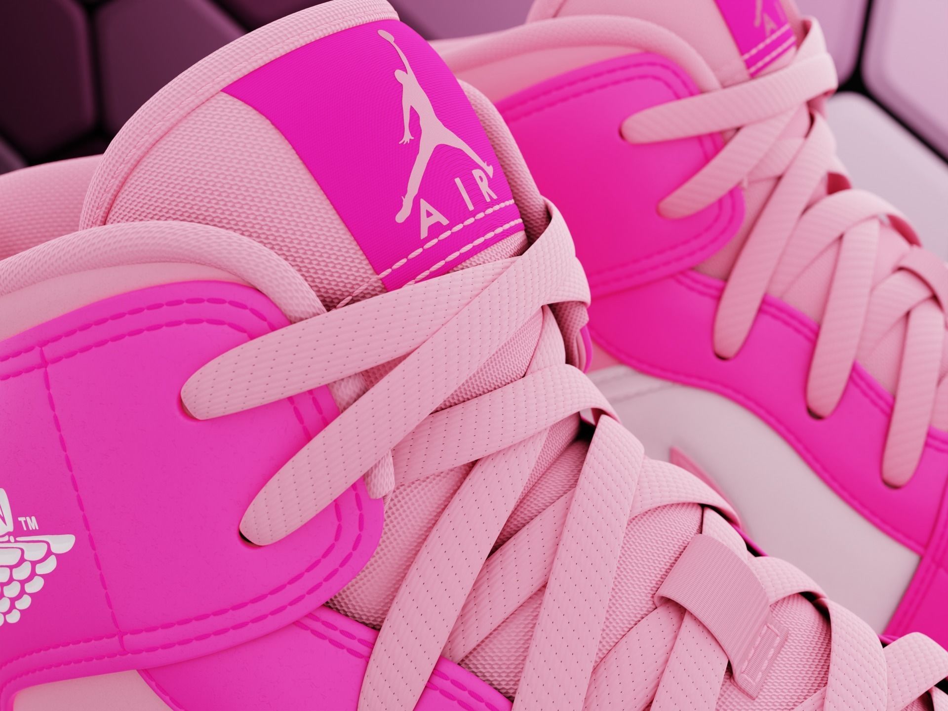 Air Jordan 1 Mid 3D model_15