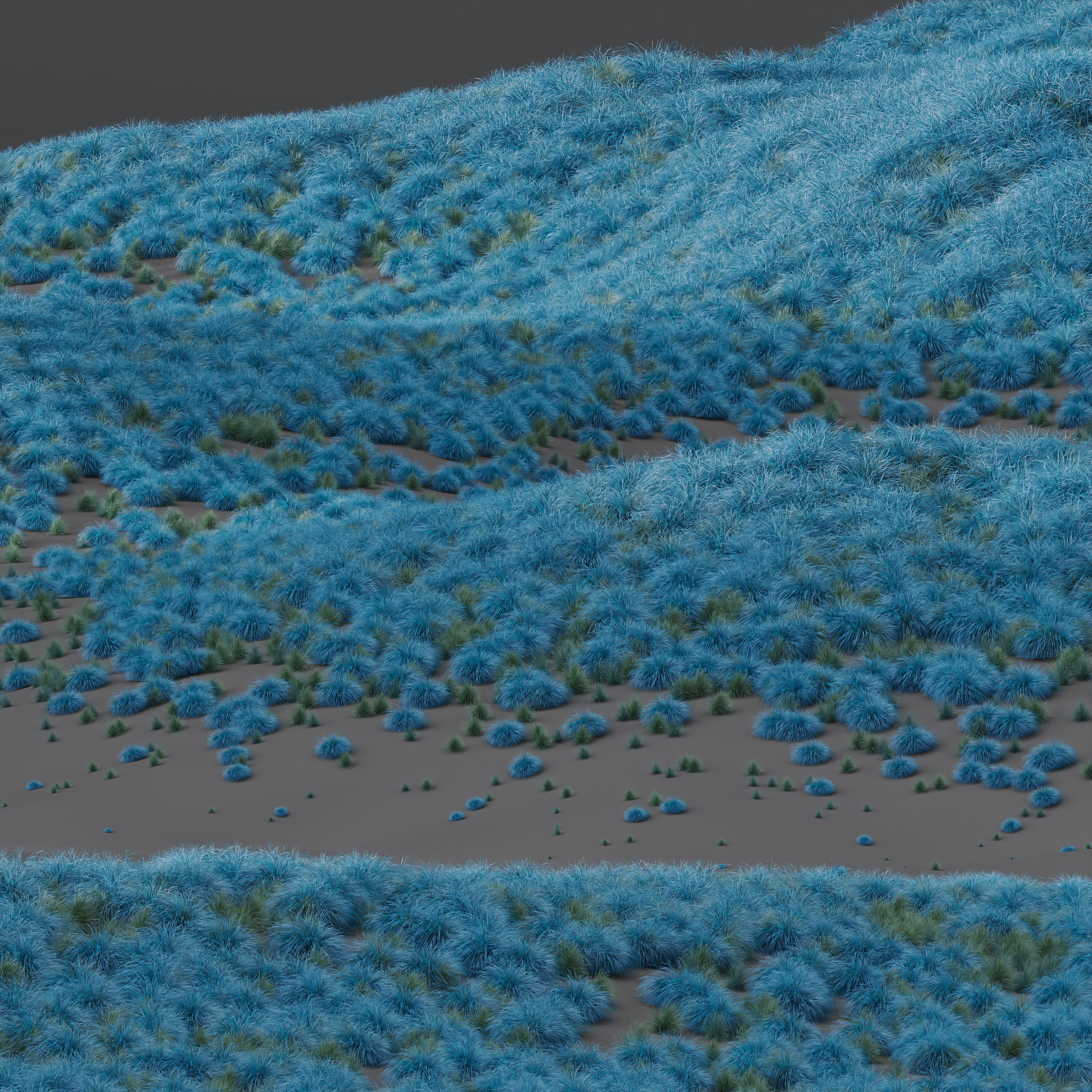 80 Different SETS Of Grass and Bush SET VOL08 3D Model Collection_255