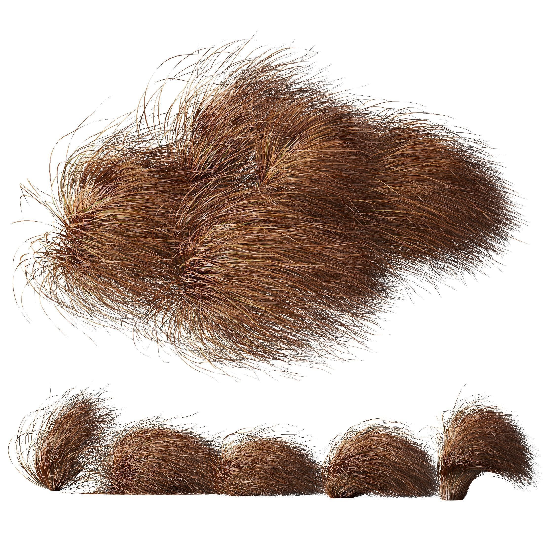 80 Different SETS Of Grass and Bush SET VOL08 3D Model Collection_77