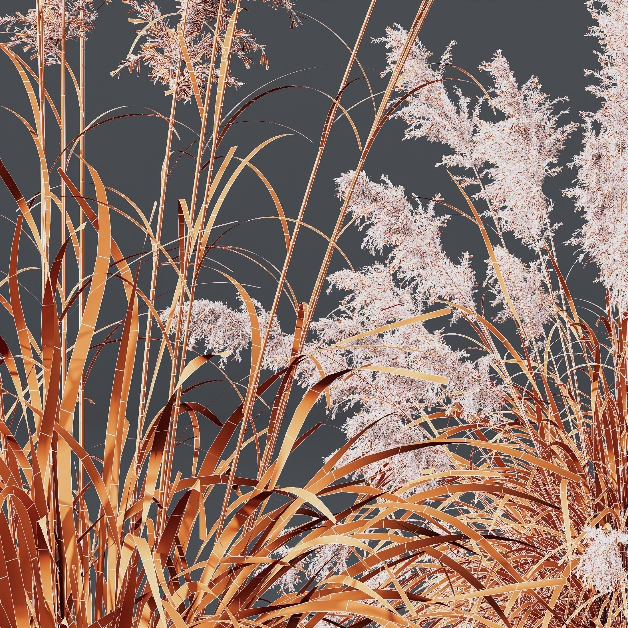 80 Different SETS Of Grass and Bush SET VOL08 3D Model Collection_265