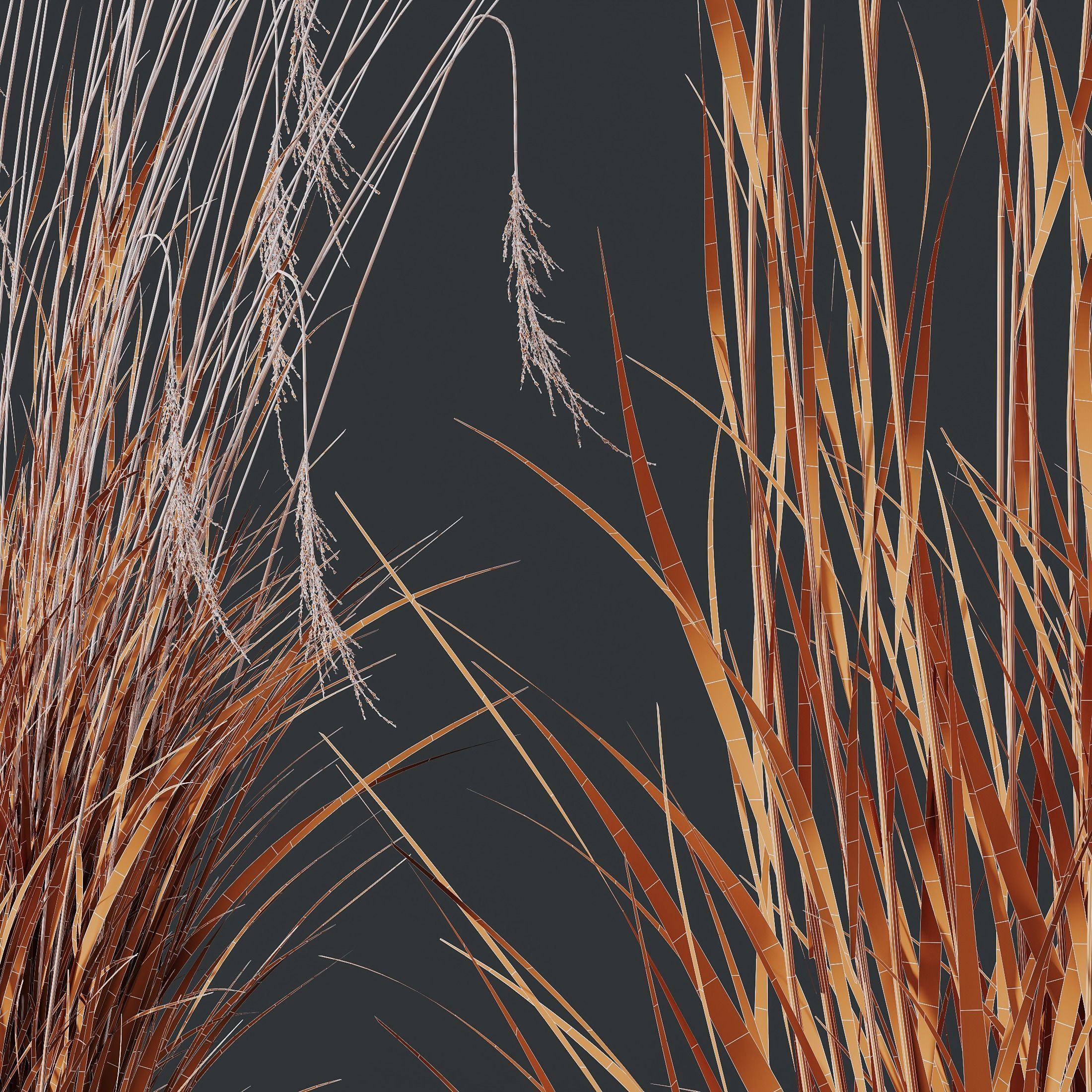 80 Different SETS Of Grass and Bush SET VOL08 3D Model Collection_200