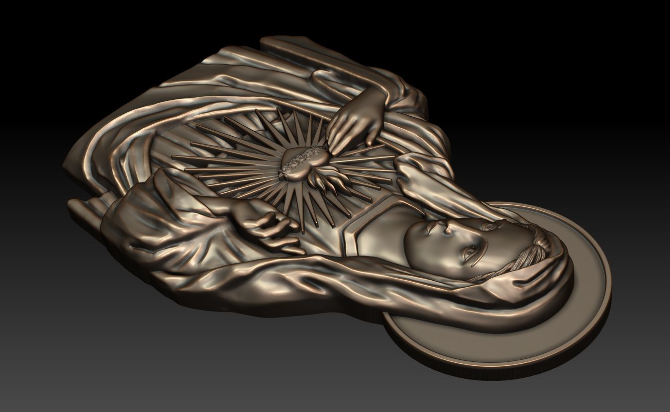 Immaculate Heart of Mary 3 3D print model_6