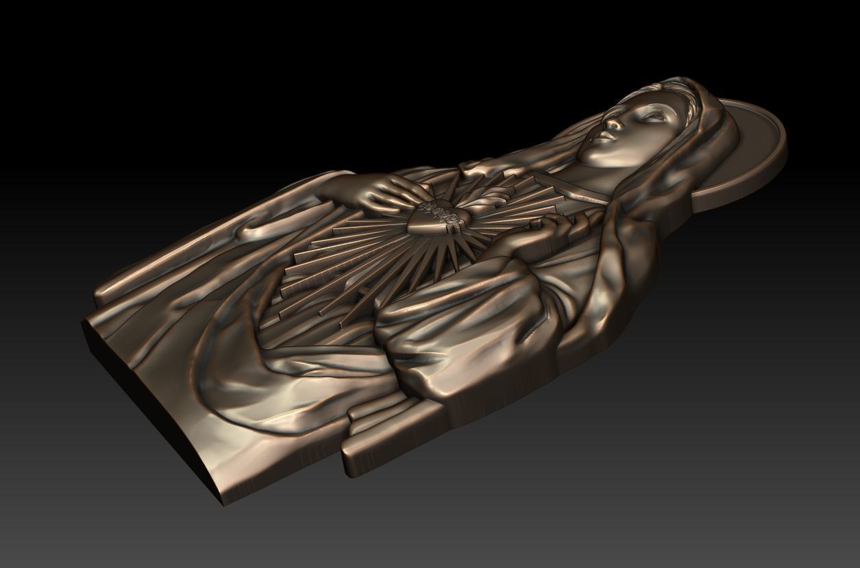Immaculate Heart of Mary 3 3D print model_3