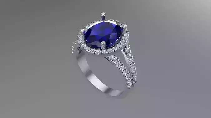 engagement ring  diamond ring 3d model
