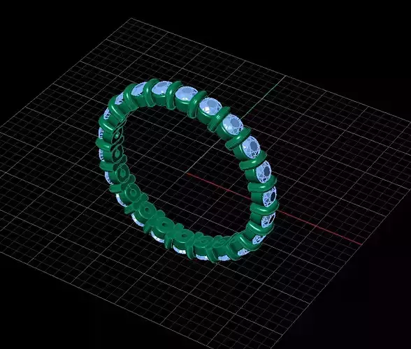 tektas diamond ring 3D print model