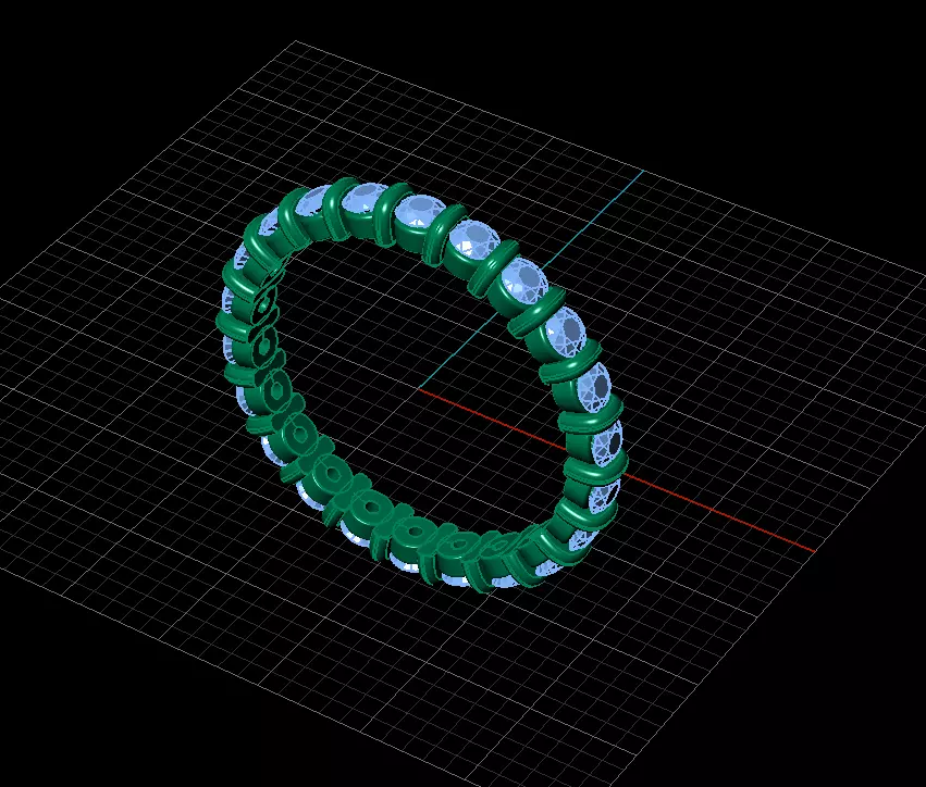 tektas diamond ring 3D print model