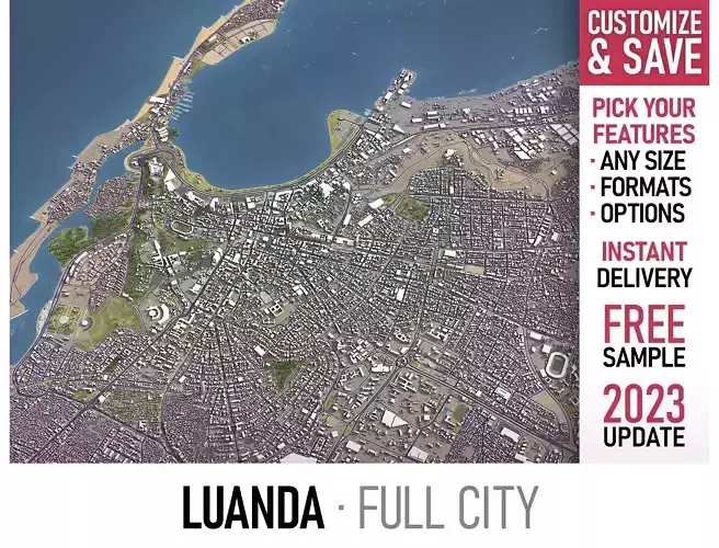 Luanda - 3D City Model