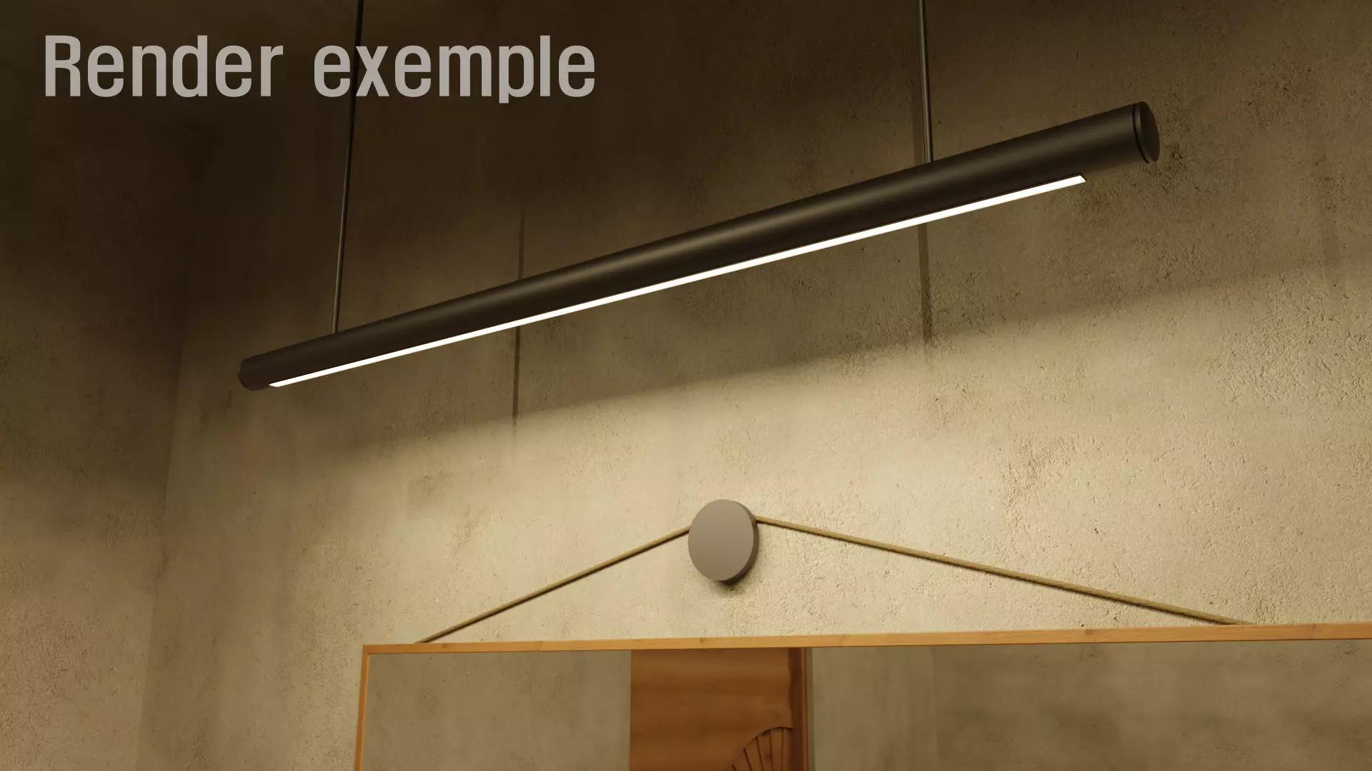 modern light 1 Free 3D model