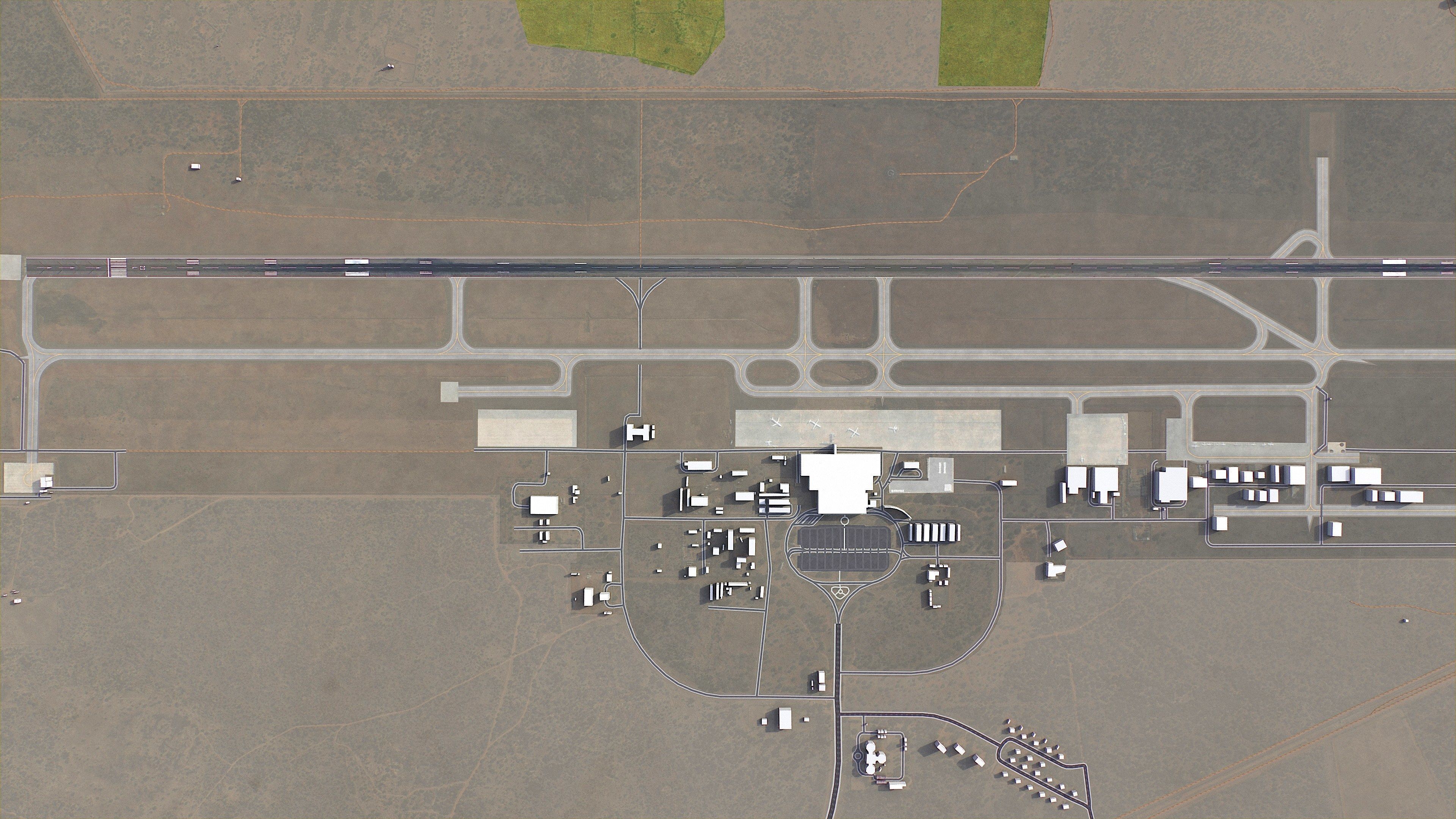 Gaborone - 3D City Model Low-poly 3D model_18