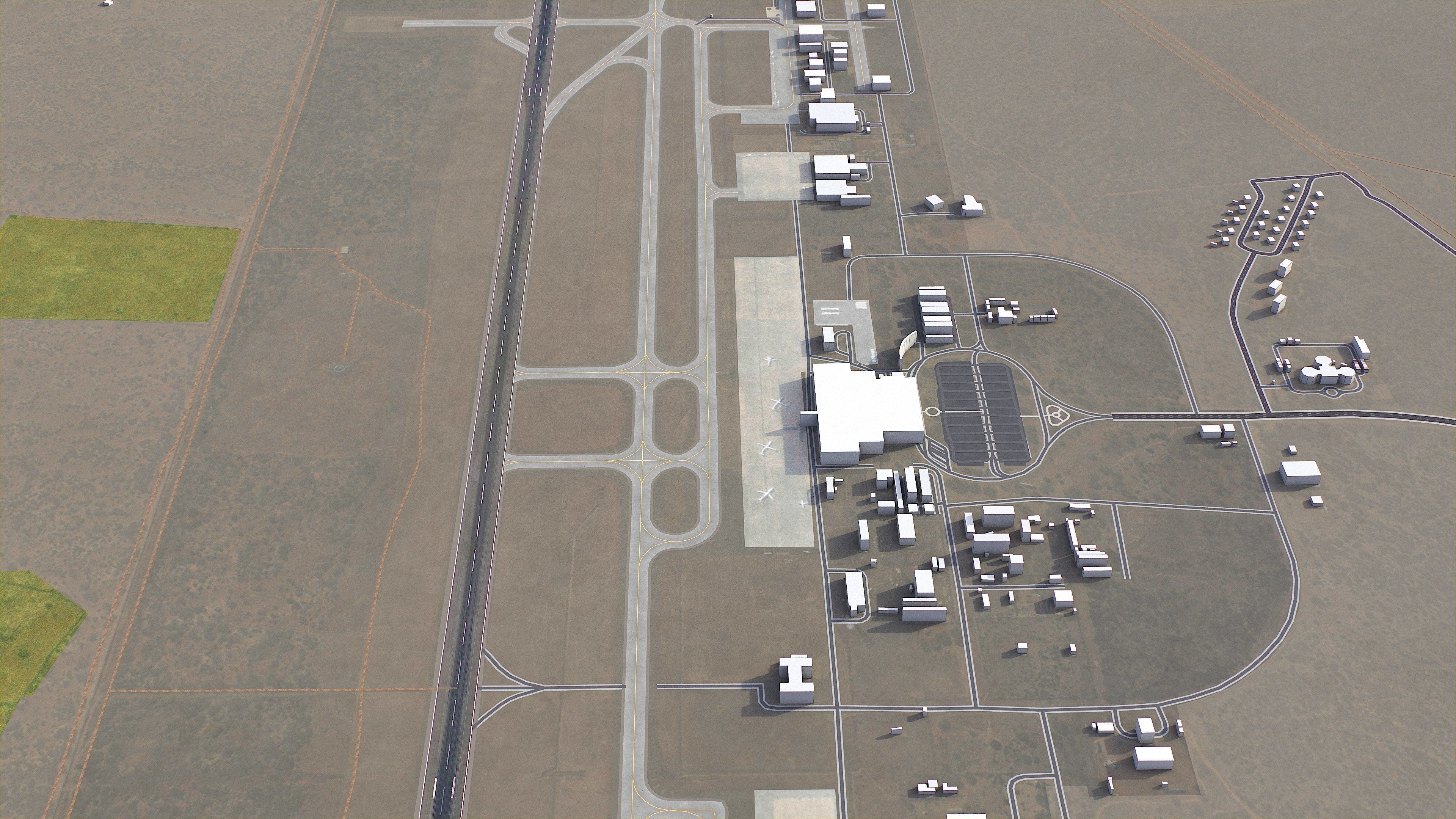 Gaborone - 3D City Model Low-poly 3D model_14