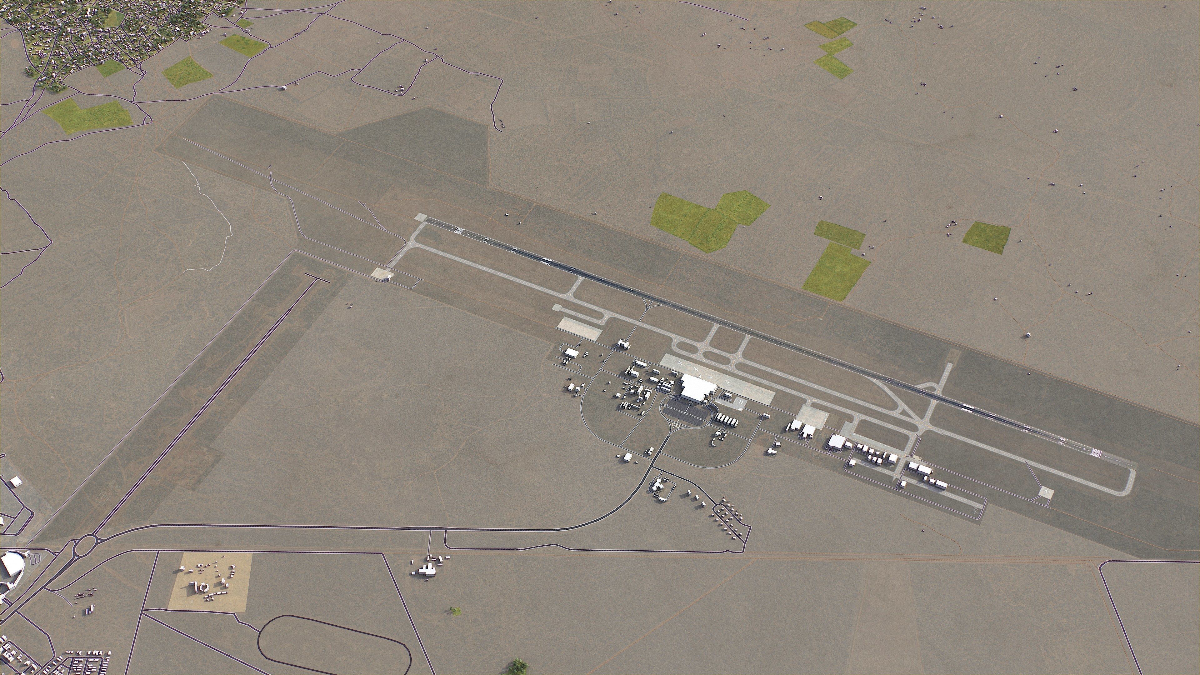 Gaborone - 3D City Model Low-poly 3D model_17