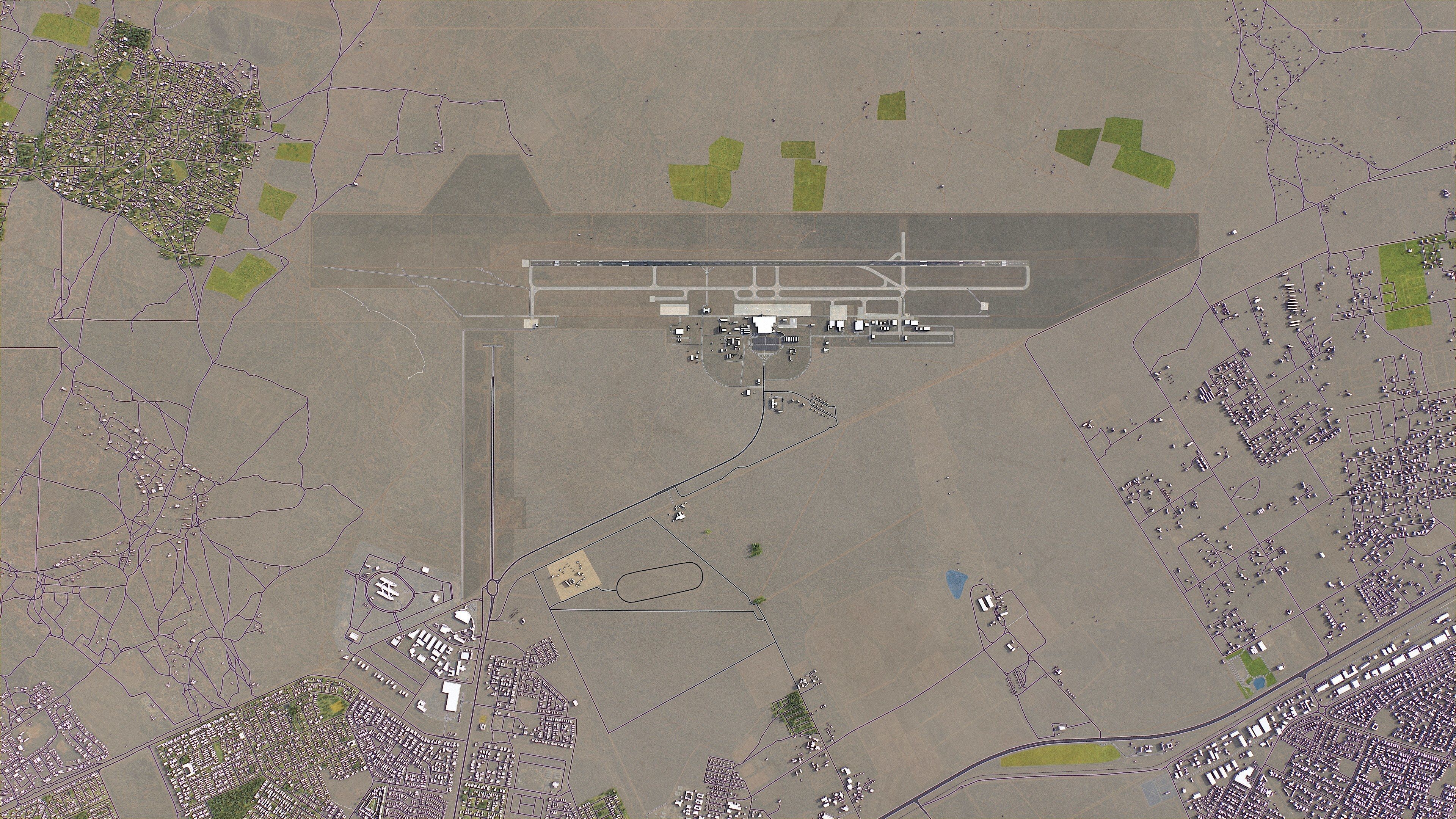 Gaborone - 3D City Model Low-poly 3D model_19