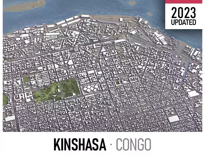 Kinshasa - 3D City