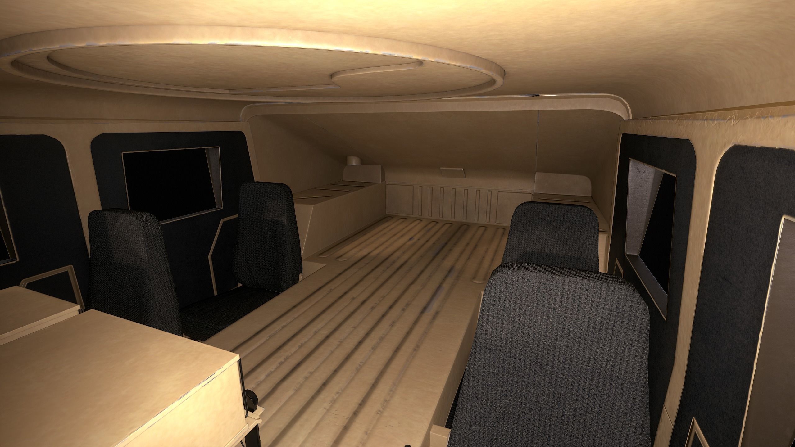 HMMWV M-998M2 Humvee 3D-Model Game Ready Low-poly 3D model_10