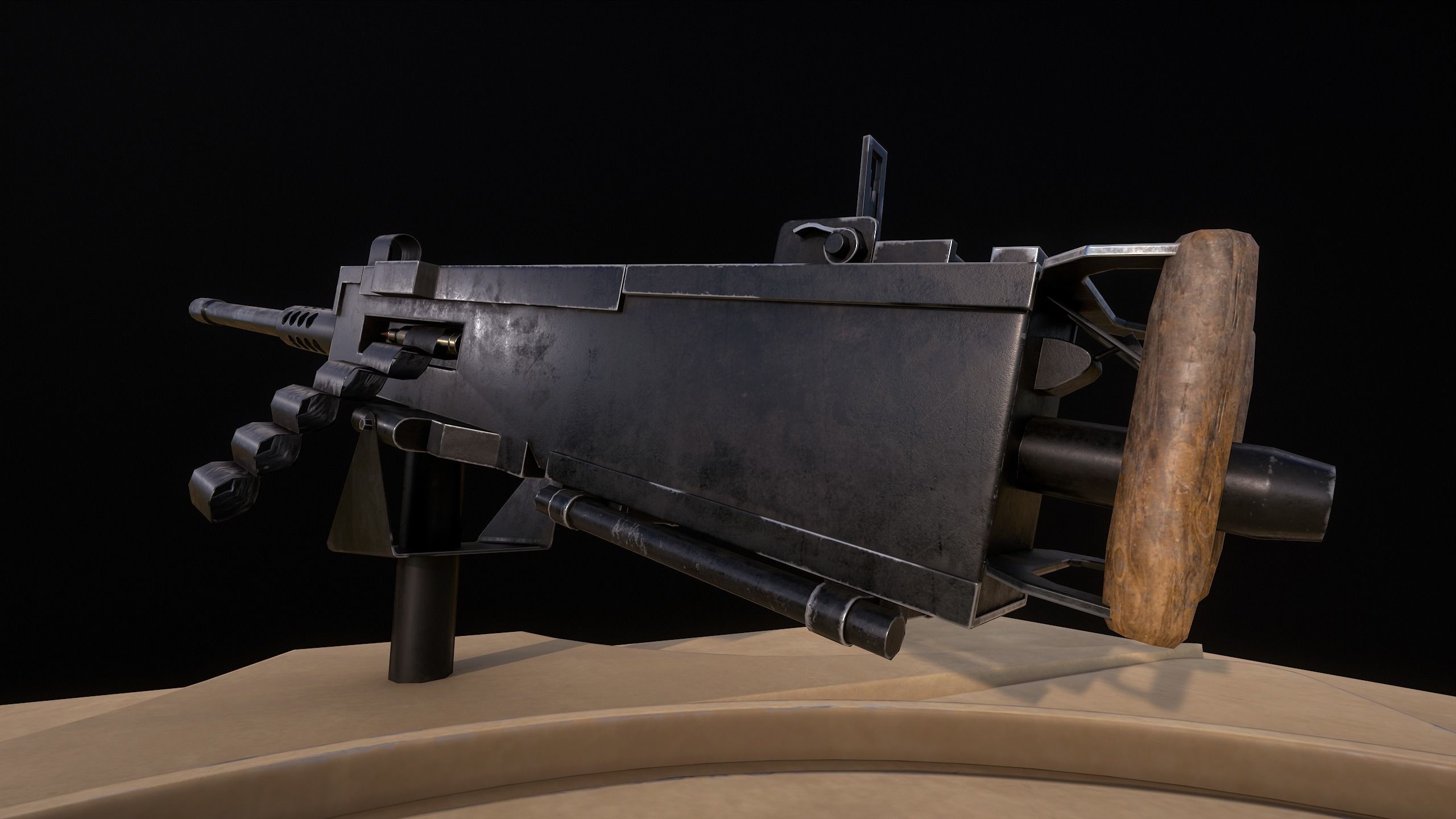 HMMWV M-998M2 Humvee 3D-Model Game Ready Low-poly 3D model_12